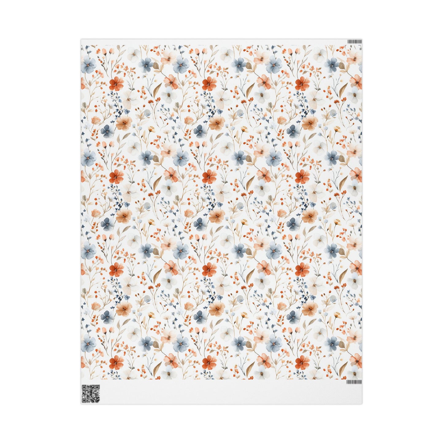 Floral Wrapping Paper, Gift Wrap, Holiday Wrap, Birthday Present, Eco-Friendly Decorations