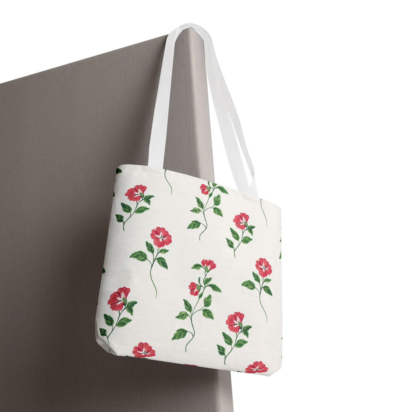 Floral Print Tote Bag - Stylish Everyday Accessory, Beach Bag, Shopping Tote, Gift for Her, Flower Lover's Canvas Bag