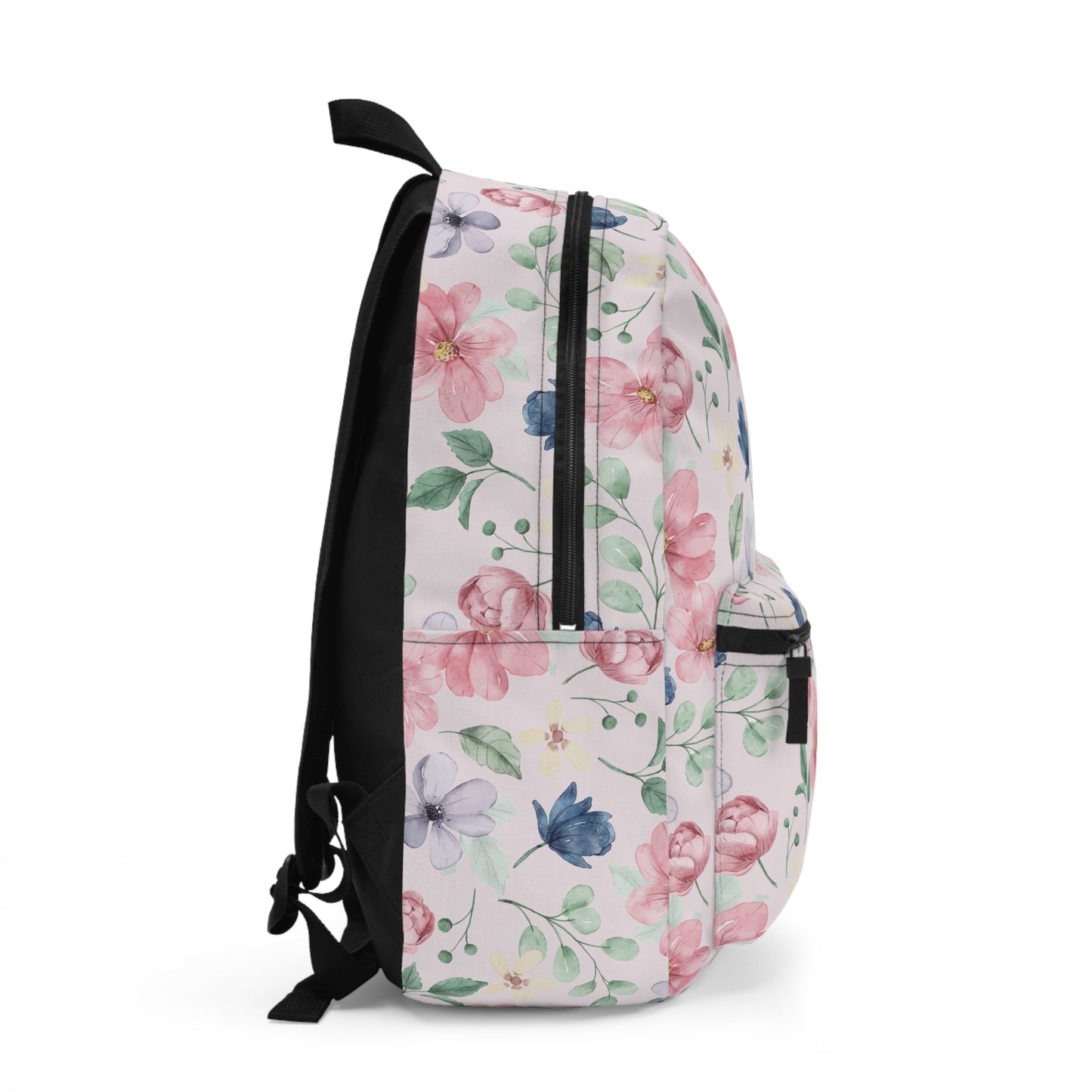 Floral Backpack - Cute Floral Pattern Backpack for School, Travel, Gift for Her, Flower Design Rucksack, Stylish Back to School Supplies