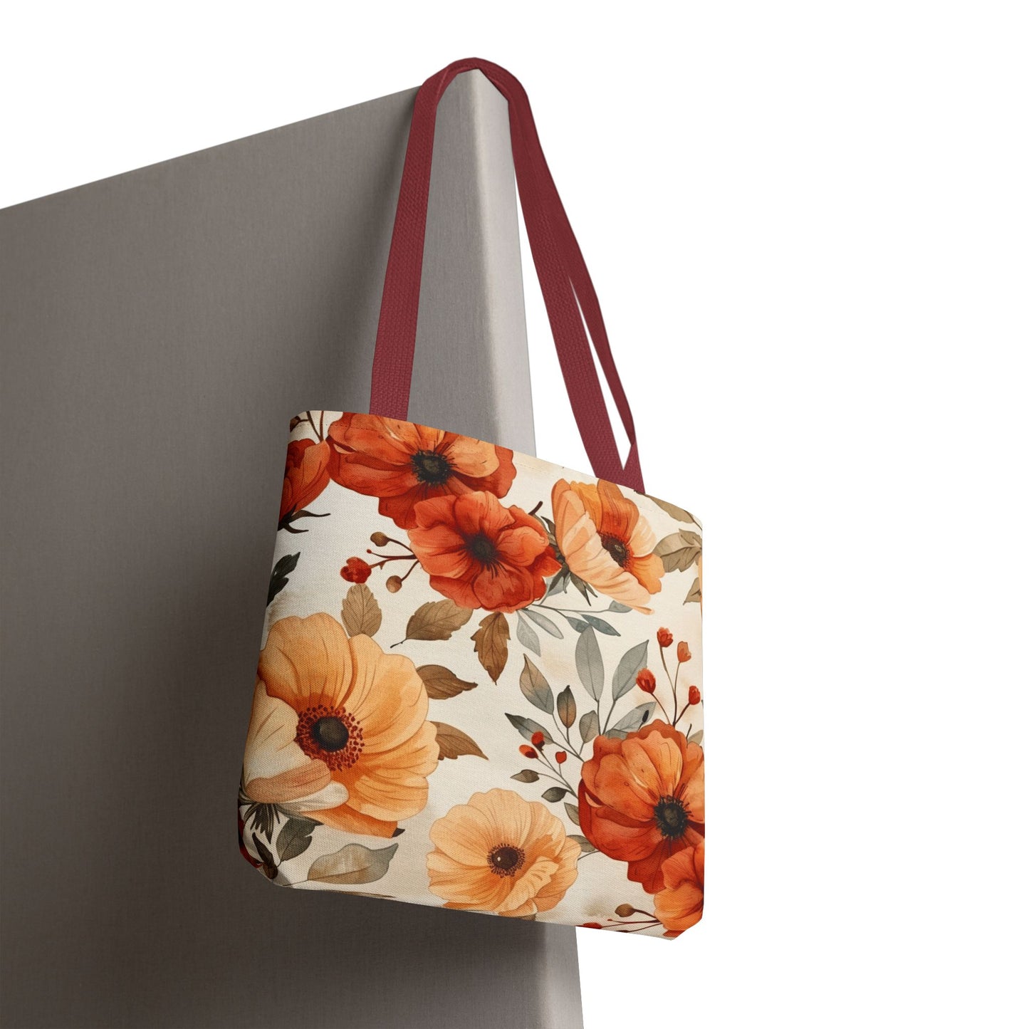 Floral Tote Bag - Boho Chic Reusable Shopping Bag, Gift for Her, Summer Beach Bag, Eco-Friendly Carryall, Everyday Handbag
