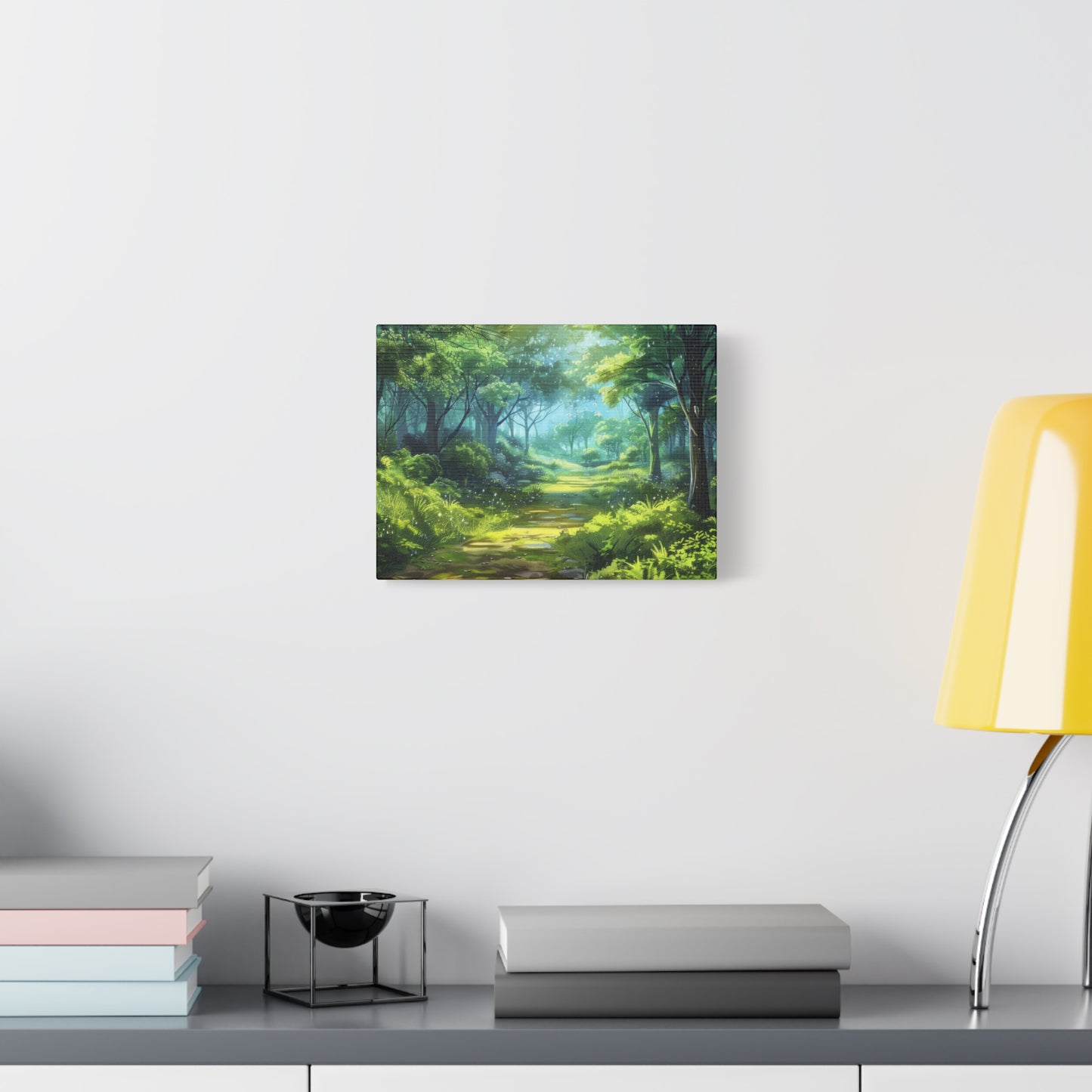 Serene Forest Canvas Print, Nature Wall Art, Home Decor, Gift for Nature Lovers, Eco-Friendly Artwork, Meditation Decoration