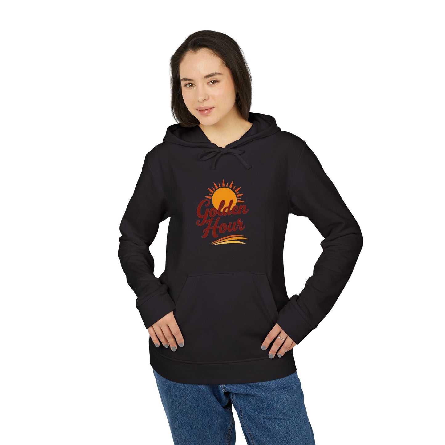 Golden Hour Fleece Hoodie - Cozy Unisex Sweatshirt for Travel, Casual Wear, Gift for Friends, Fall Fashion, Hoodie for Relaxing