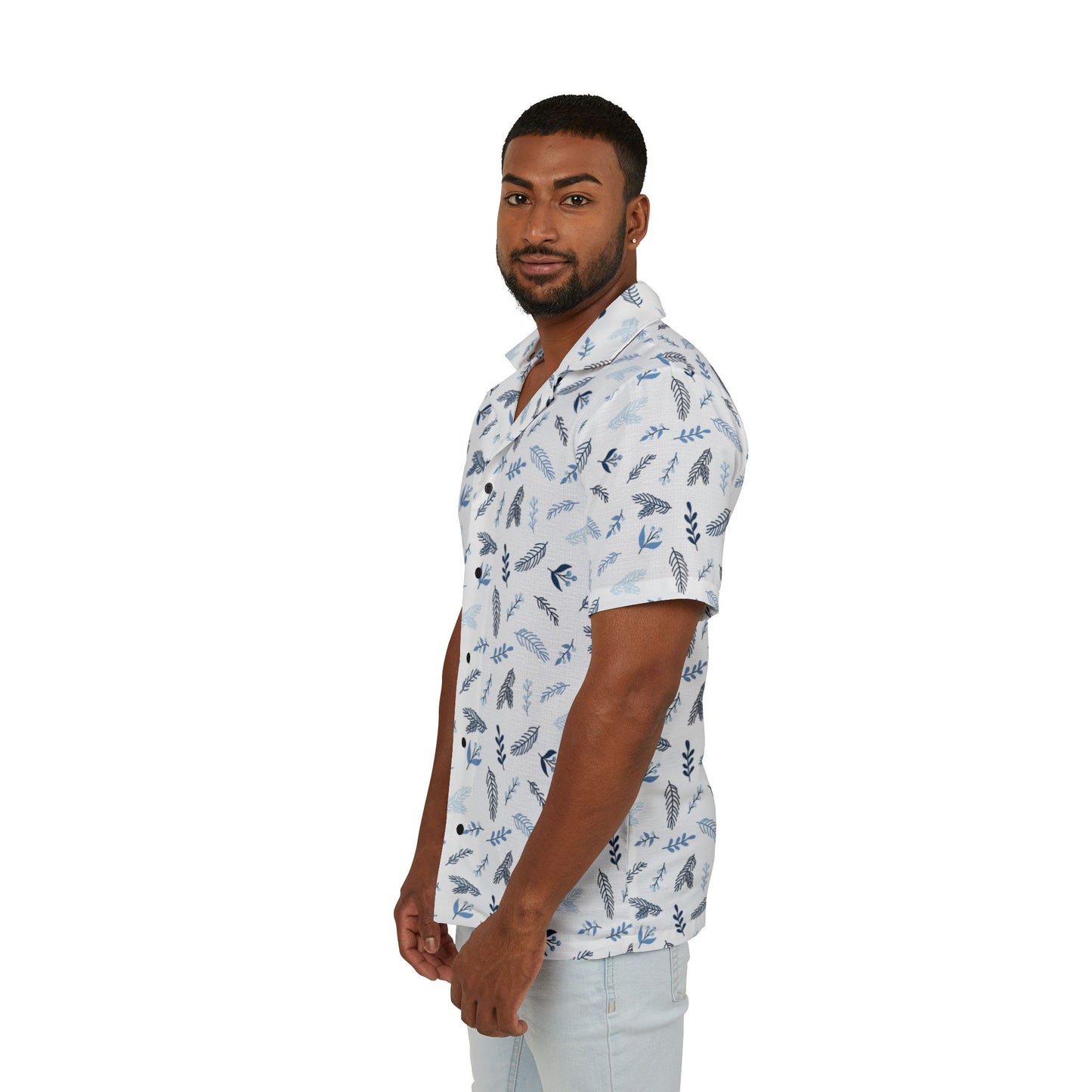 Stylish Men's Hawaiian Camp Shirt - Perfect for Summer Leisure, Beach Days, Parties, Vacation, Casual Wear