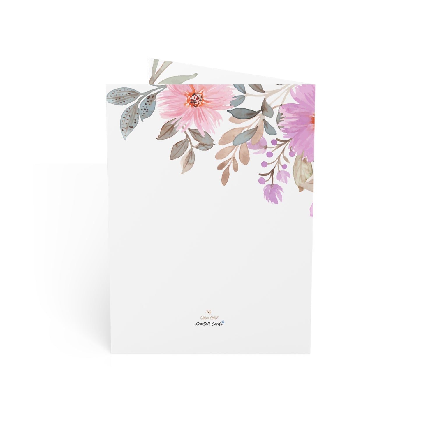 Floral Birthday Greeting Cards Set - 1, 10, 30, or 50pcs