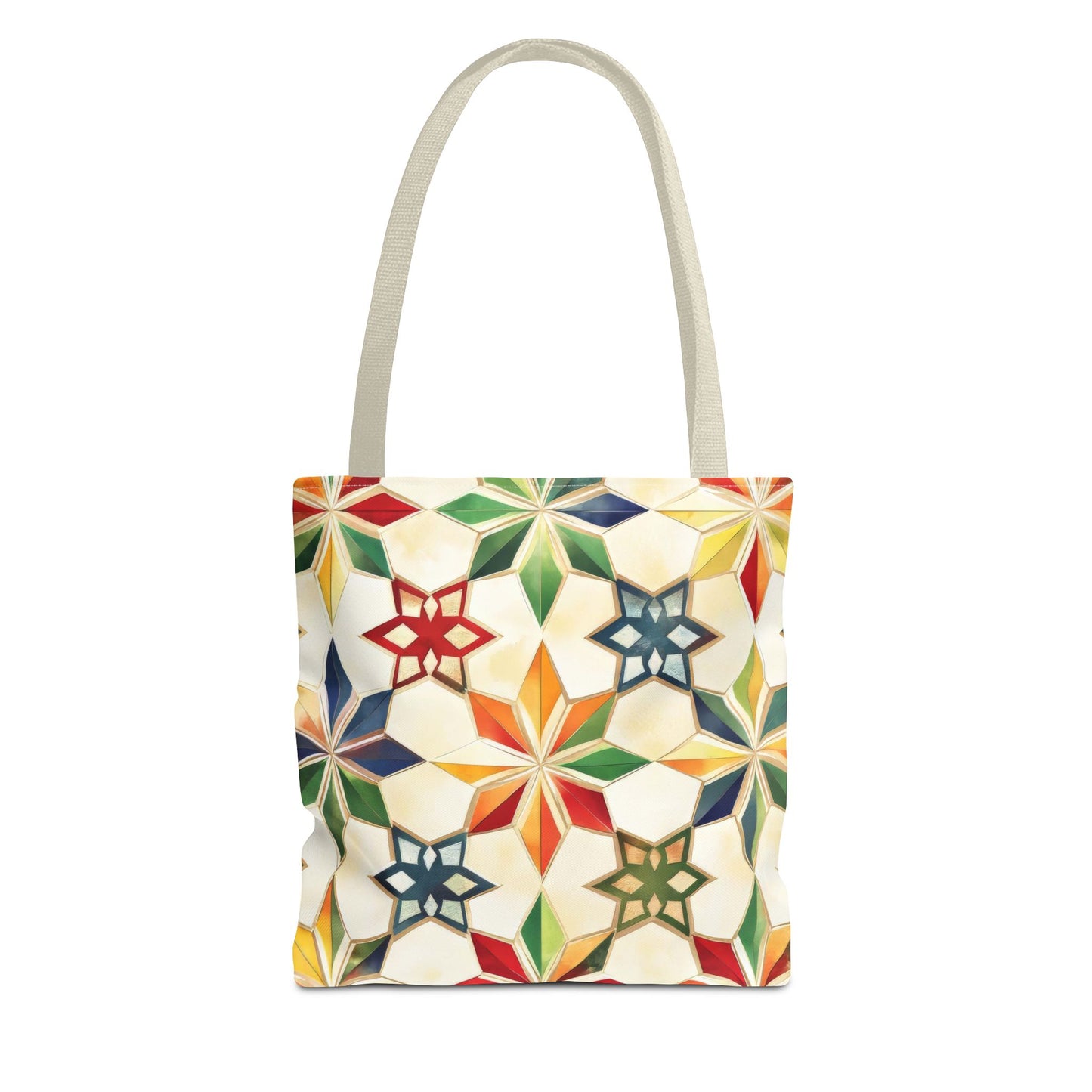 Colorful Geometric Tote Bag - Versatile Shopping Bag, Beach Tote, Gym Bag, Eco-Friendly Gift, Travel Companion