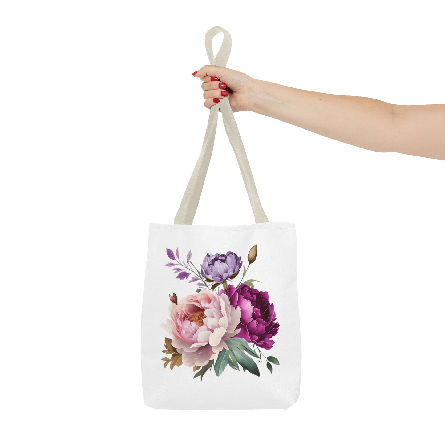 Floral Tote Bag, Botanical Shopping Tote, Eco-Friendly Grocery Bag, Chic Floral Purse, Mother's Day Gift, Spring Floral Carryall