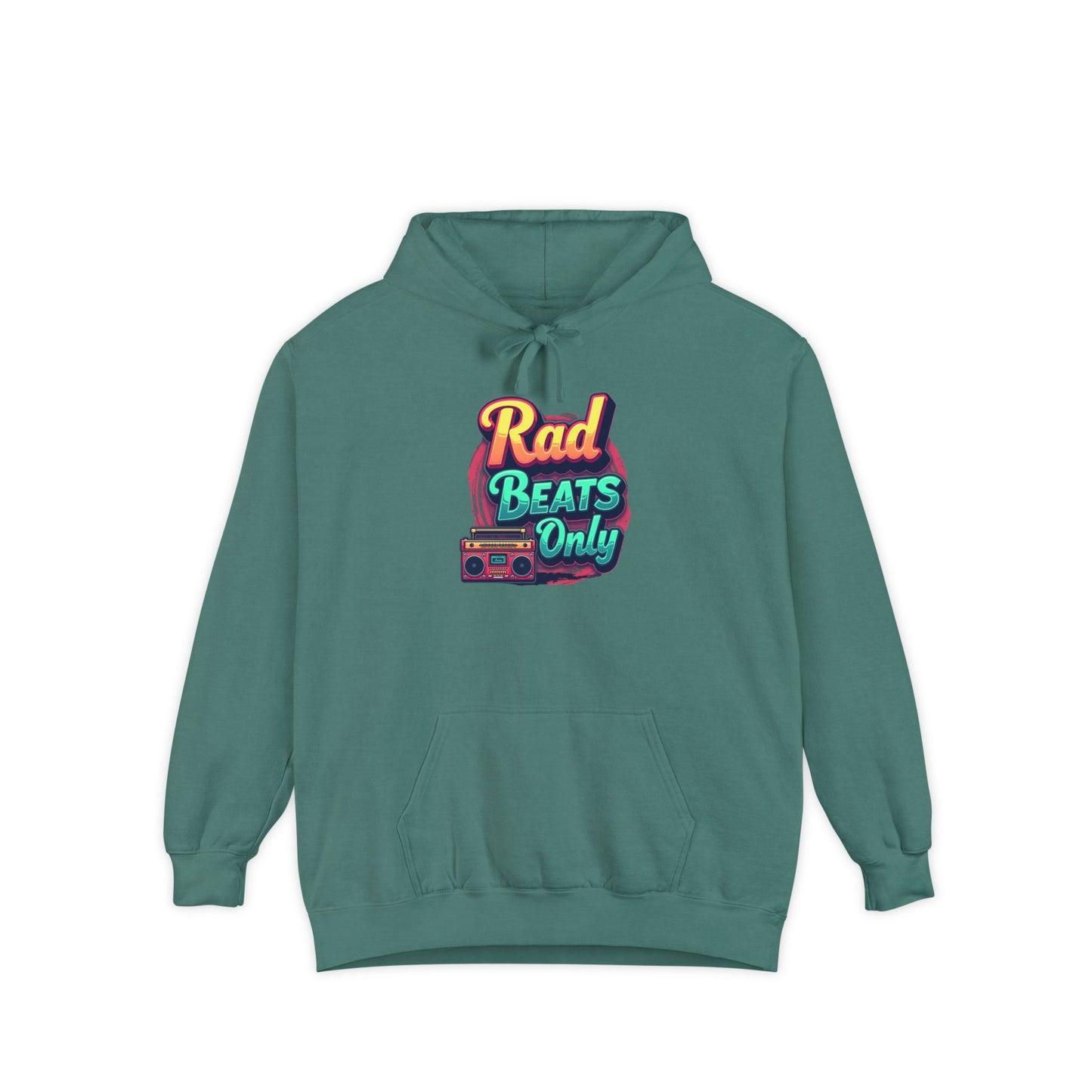 Rad Beats Unisex Hoodie, Music Lover Gift, Fun Retro Apparel, Unique Streetwear, Perfect for Casual Outfits