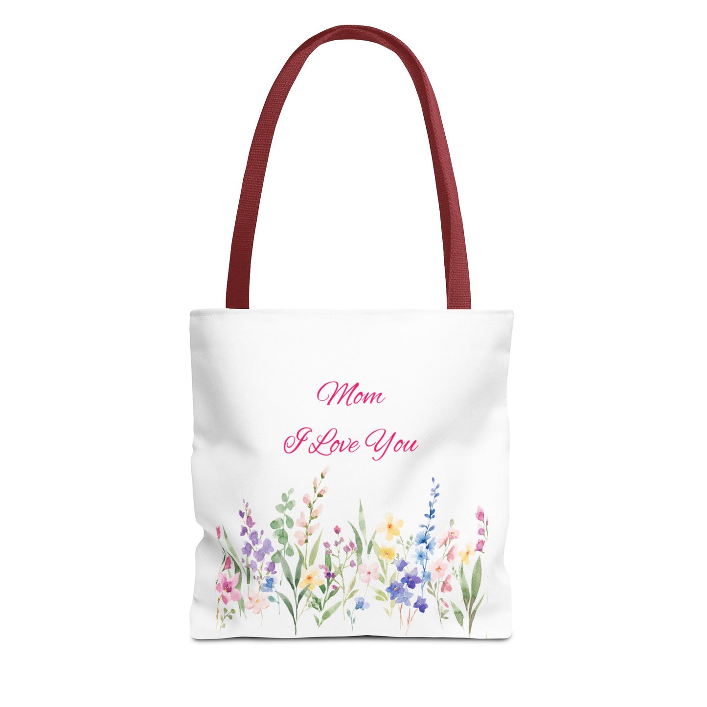 Floral Tote Bag for Moms, Mother's Day Gift, Reusable Shopping Bag, Elegant Floral Design, Eco-Friendly Mom Purse, Daily Use Bag