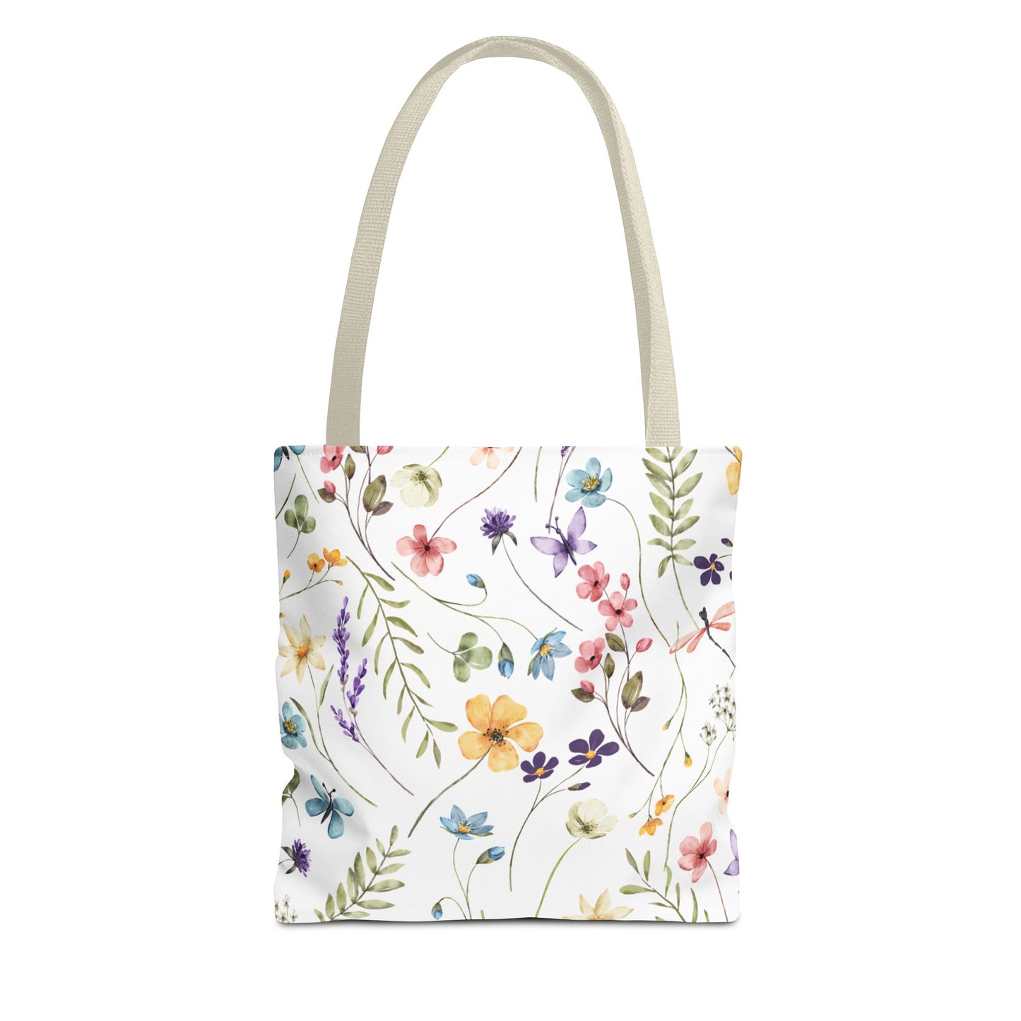 Floral Tote Bag - Stylish, Versatile, Reusable Shopping Bag, Eco-Friendly Gift, Perfect for Spring & Summer
