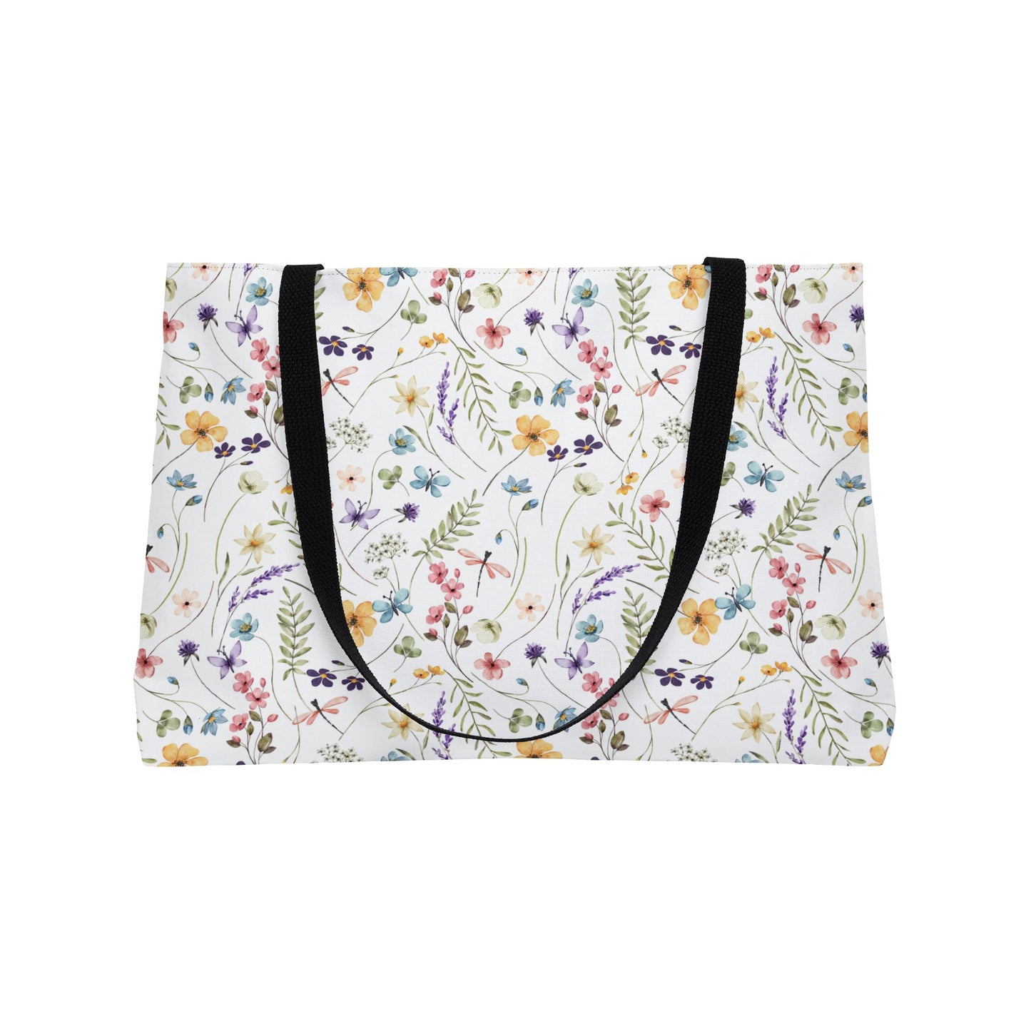 Floral Weekender Tote Bag - Vibrant Travel Essential for Beach, Gym, Picnic, or Overnight Getaway
