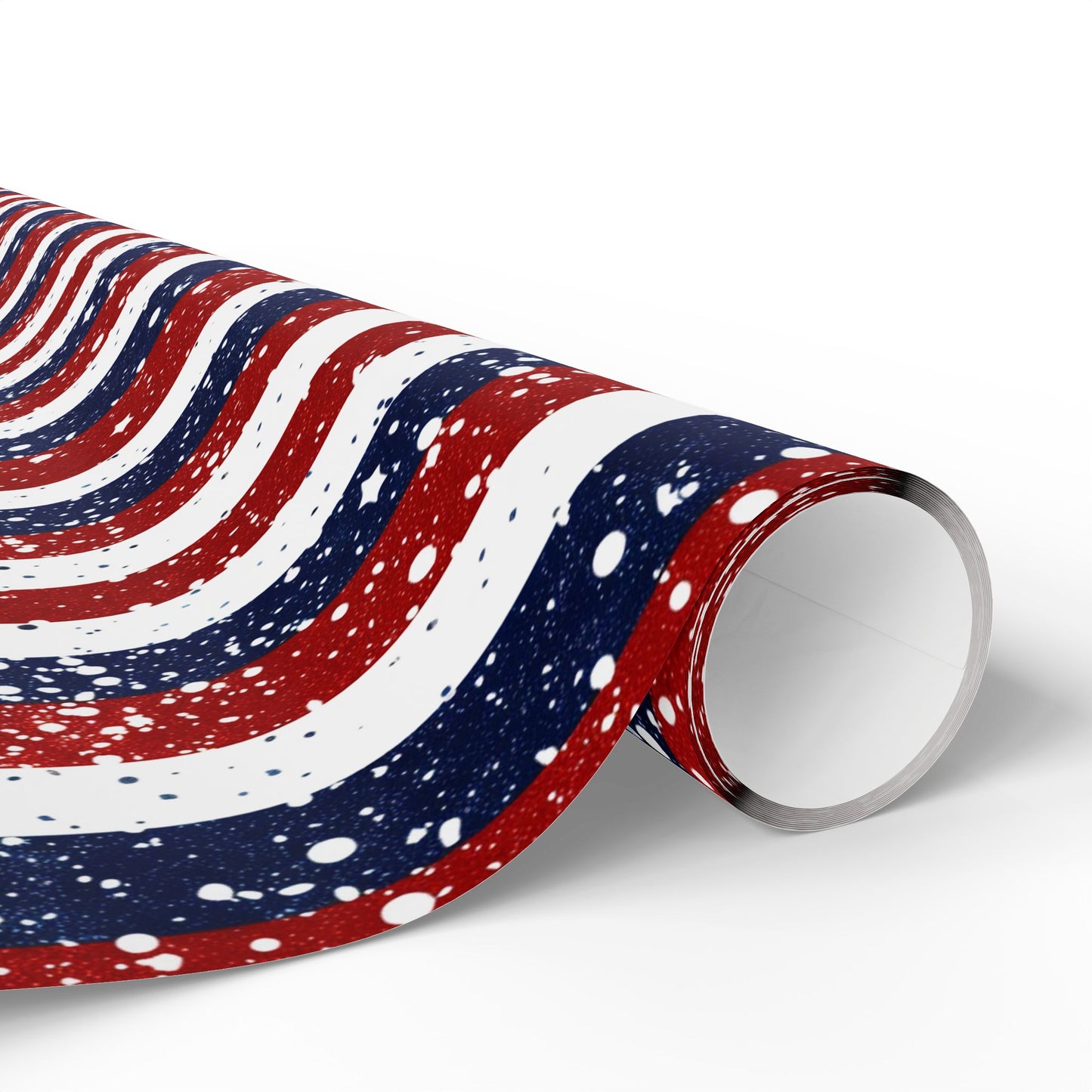 Patriotic Wrapping Paper for Holidays - Festive Gift Wrap, Independence Day, Memorial Day, Birthday, All Occasions