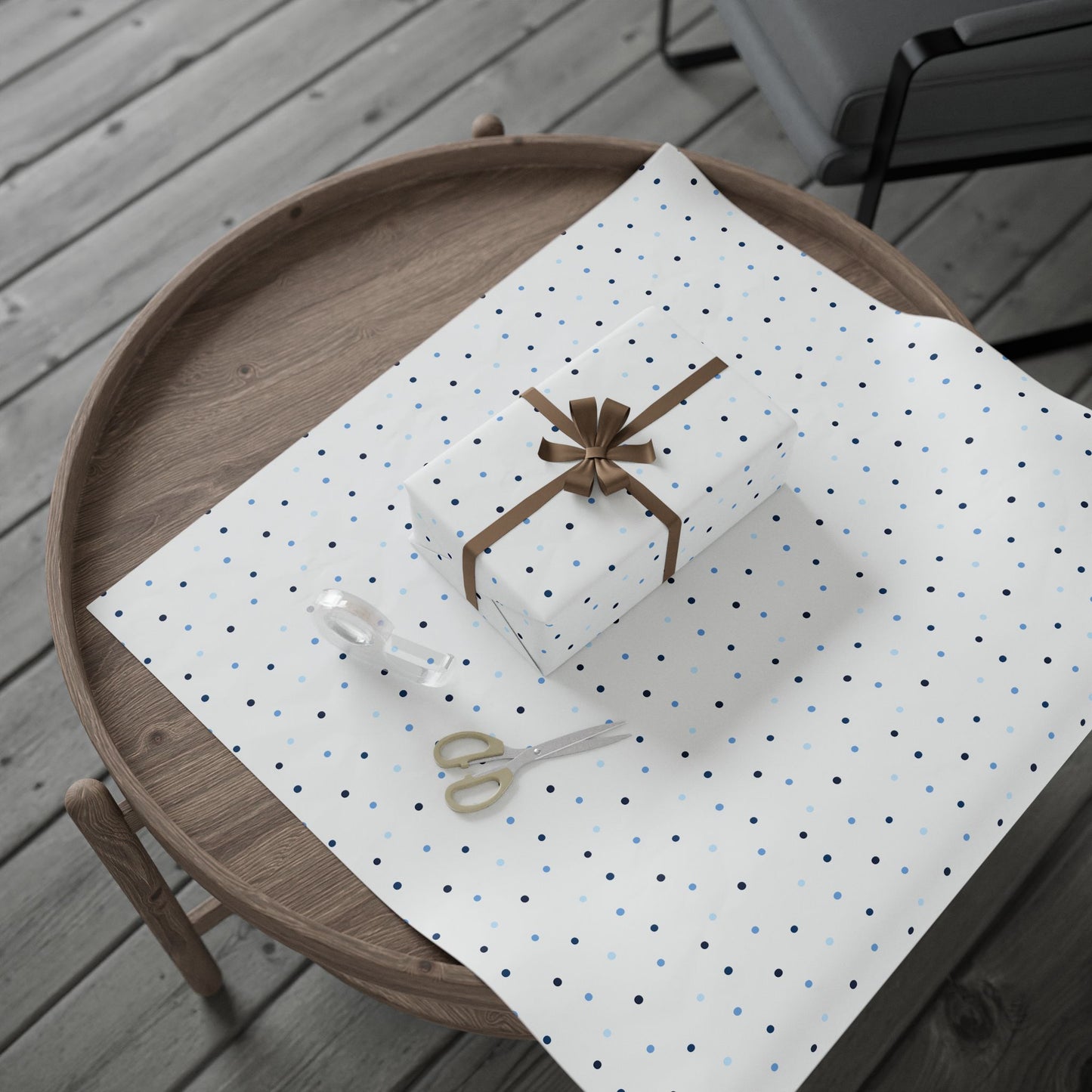 Elegant Polka Dot Wrapping Paper, Gift Wrap for All Occasions, Birthday, Holiday, Wedding, Baby Shower