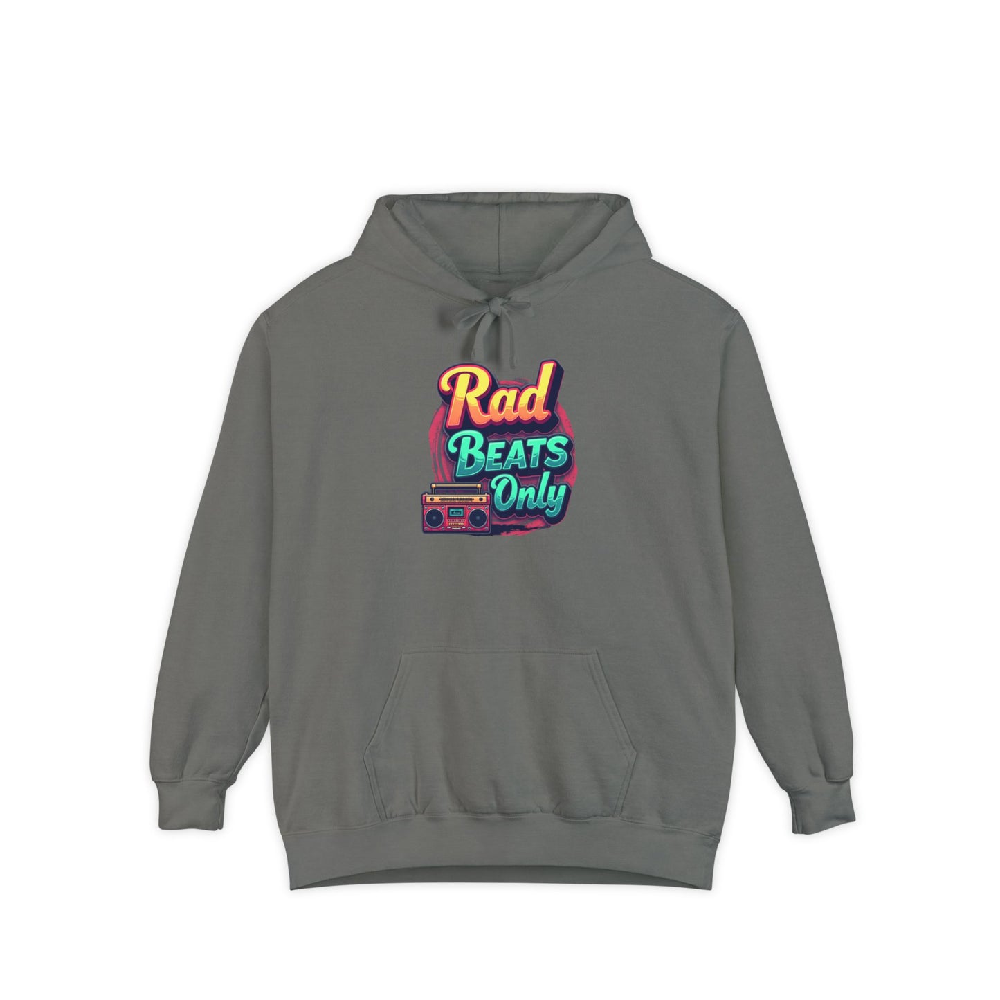 Rad Beats Unisex Hoodie, Music Lover Gift, Fun Retro Apparel, Unique Streetwear, Perfect for Casual Outfits