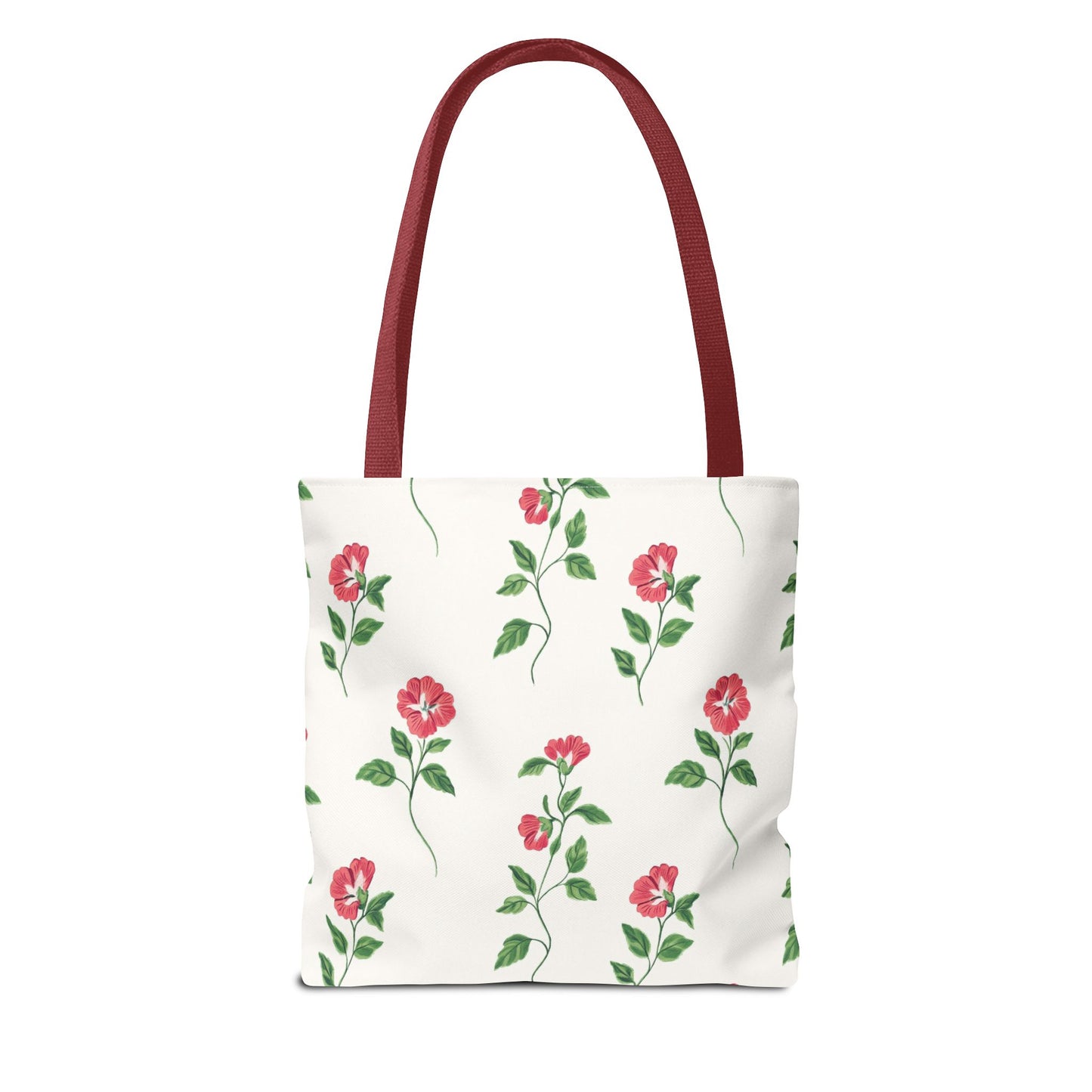 Floral Print Tote Bag - Stylish Everyday Accessory, Beach Bag, Shopping Tote, Gift for Her, Flower Lover's Canvas Bag
