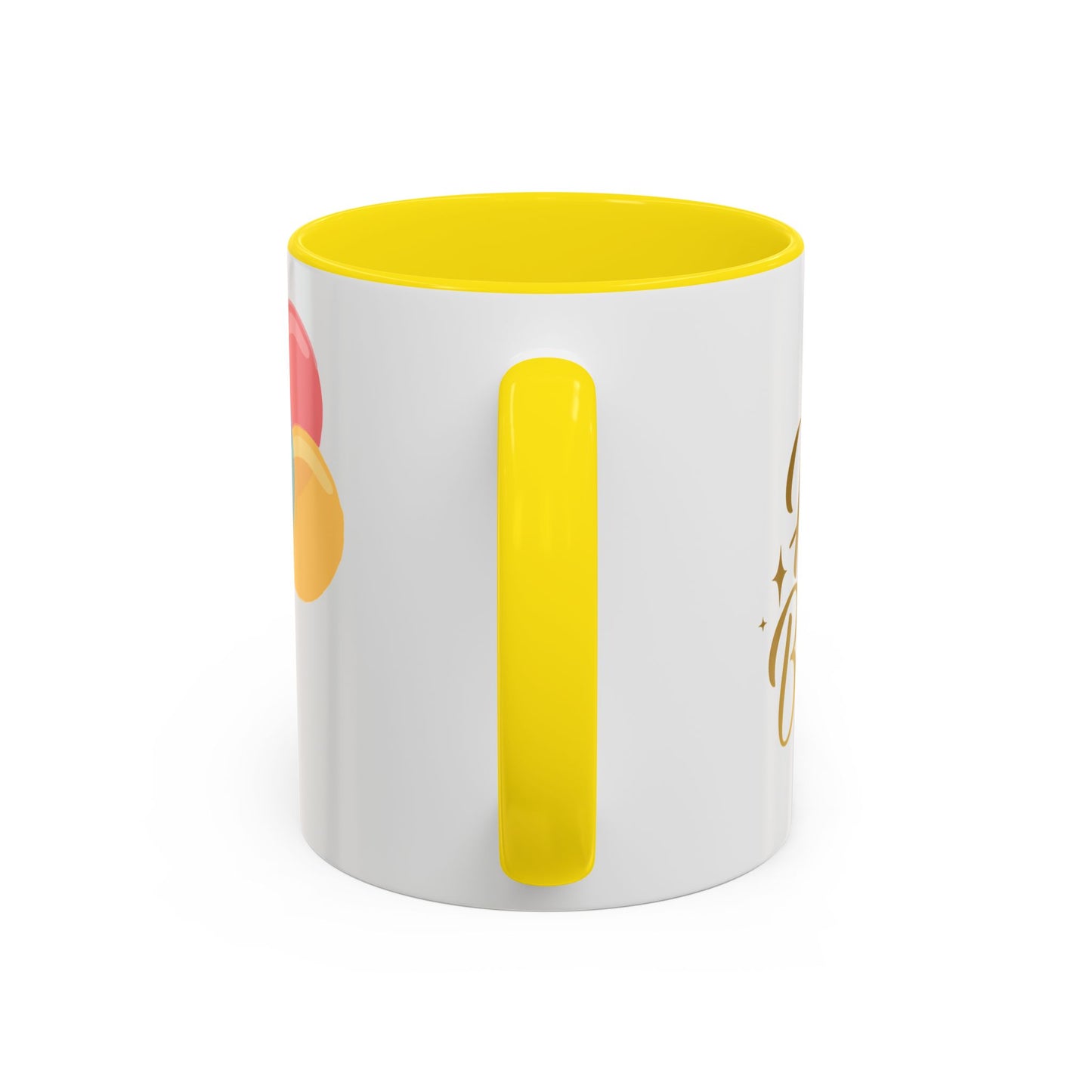 Happy Birthday Accent Coffee Mug - Cute Dinosaur with Balloons - Fun Celebration Drinkware