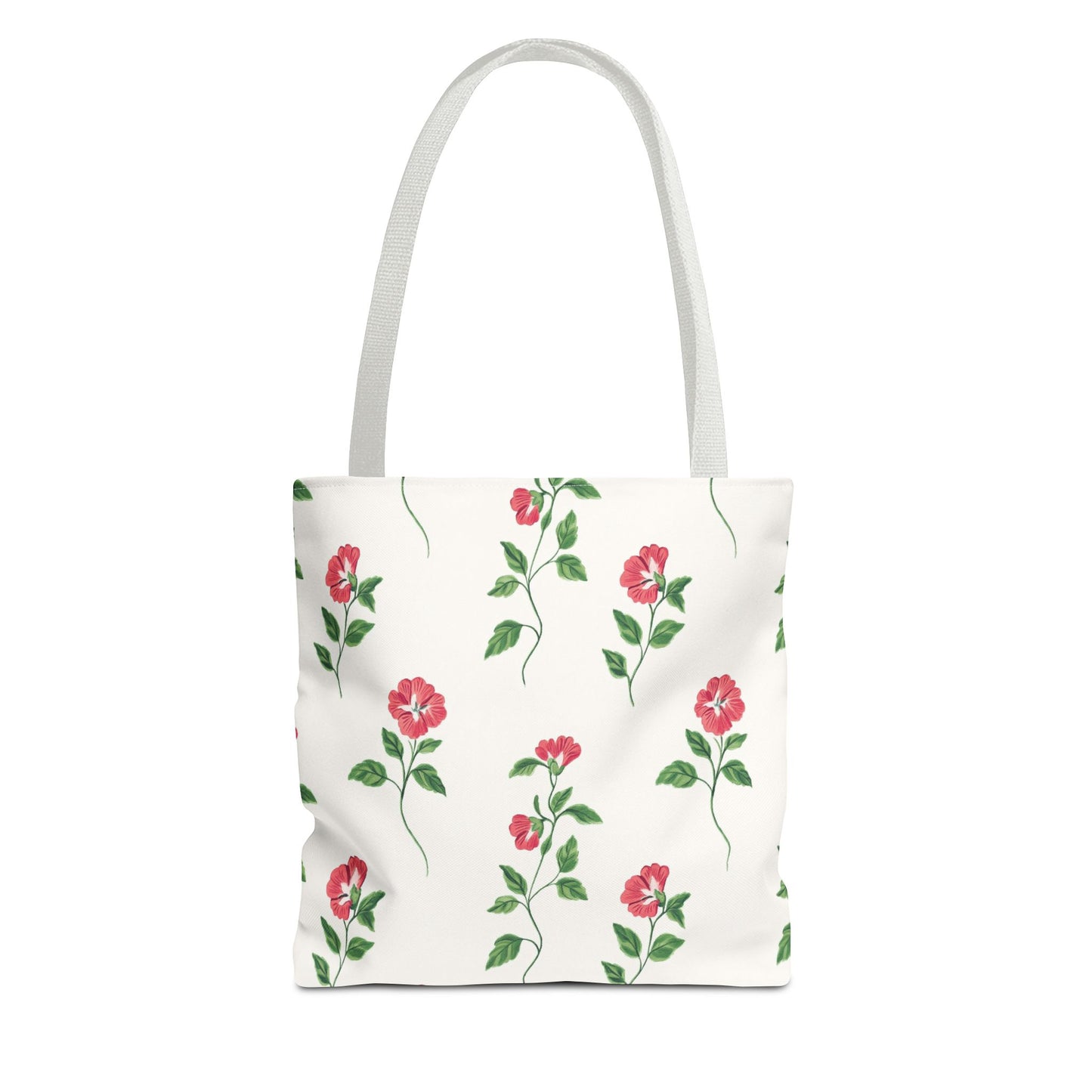 Floral Print Tote Bag - Stylish Everyday Accessory, Beach Bag, Shopping Tote, Gift for Her, Flower Lover's Canvas Bag