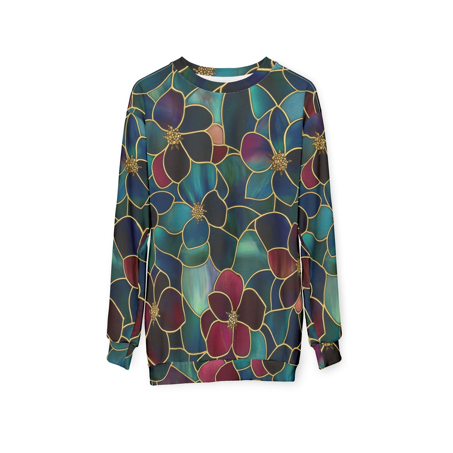 Floral AOP Unisex Sweatshirt | Cozy Sweatshirt, Flower Print Pullover, Nature Lover Gift, Trendy Outerwear, Casual Style
