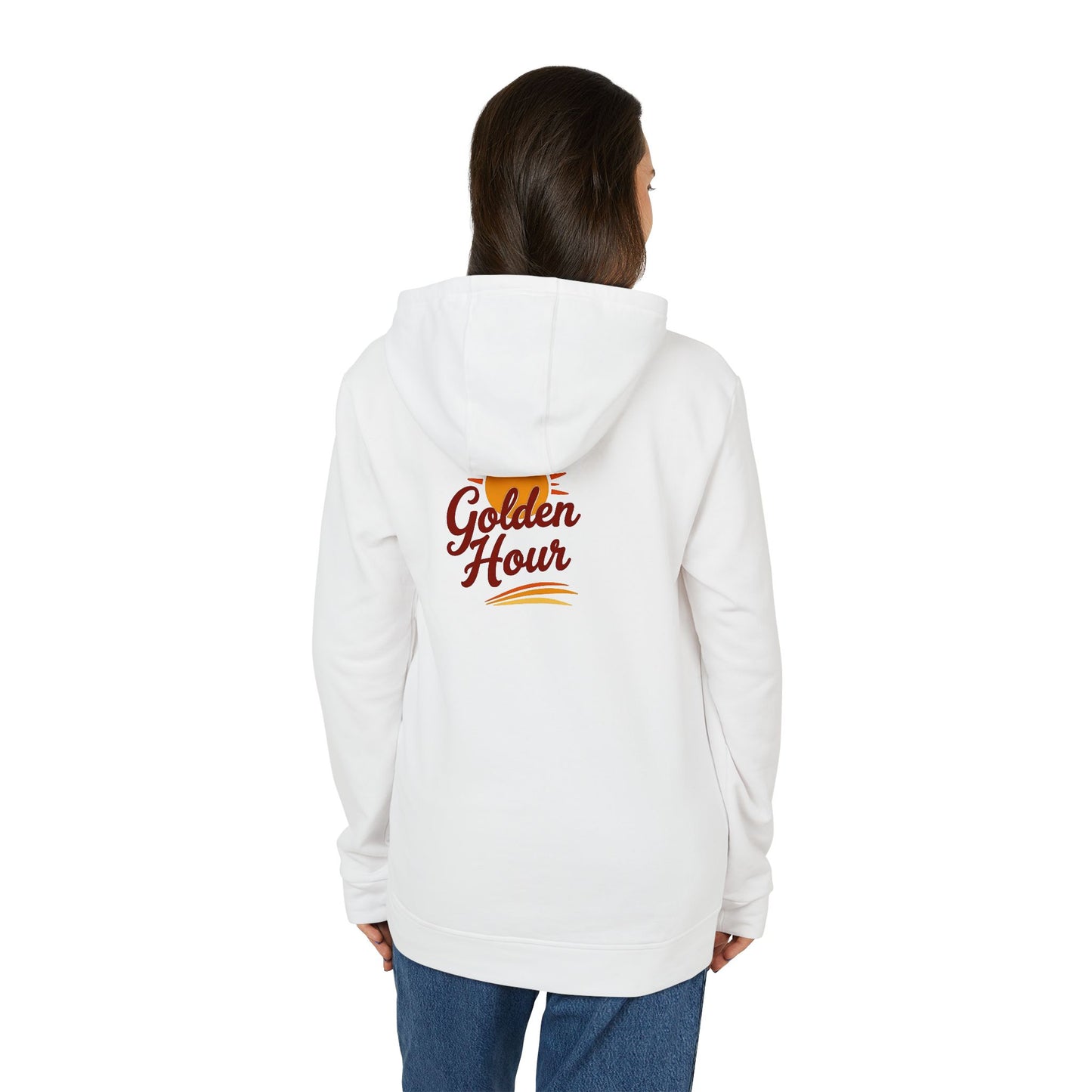 Golden Hour Fleece Hoodie - Cozy Unisex Sweatshirt for Travel, Casual Wear, Gift for Friends, Fall Fashion, Hoodie for Relaxing