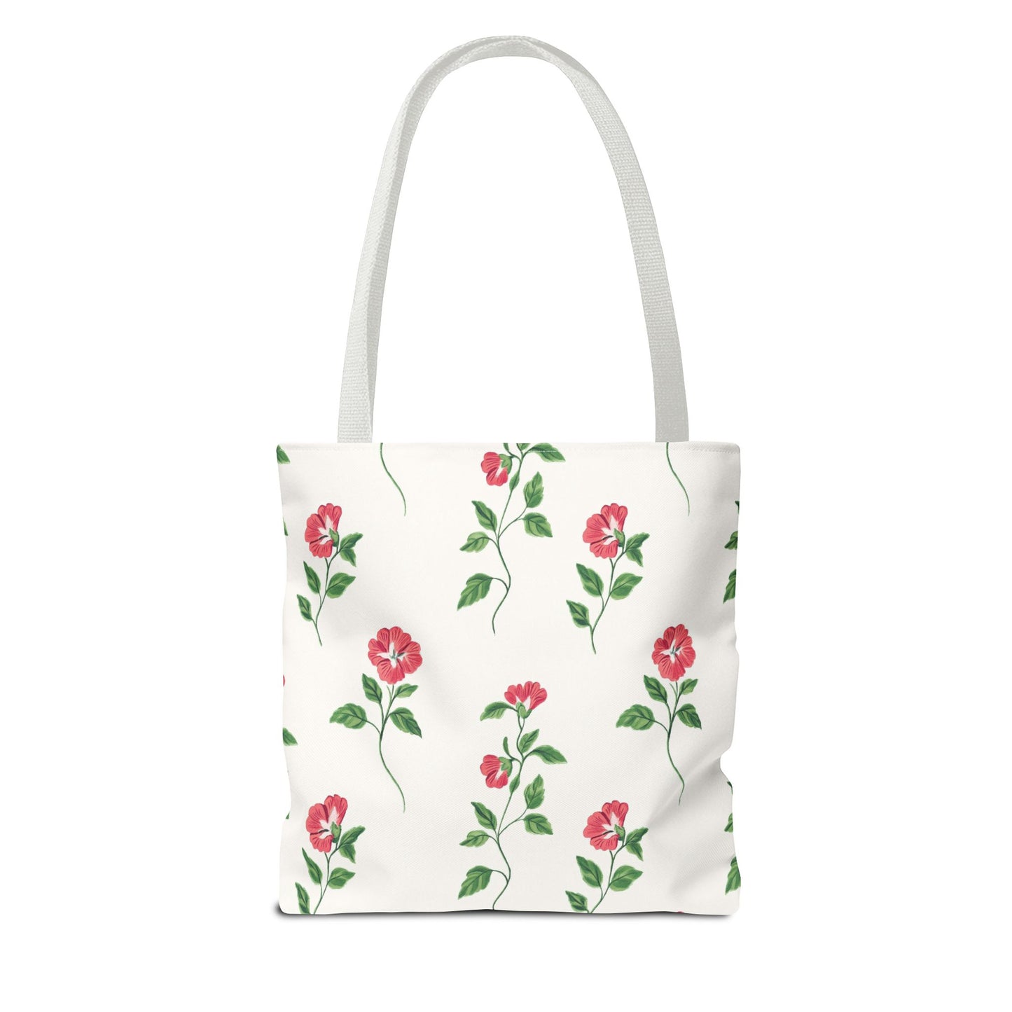 Floral Print Tote Bag - Stylish Everyday Accessory, Beach Bag, Shopping Tote, Gift for Her, Flower Lover's Canvas Bag