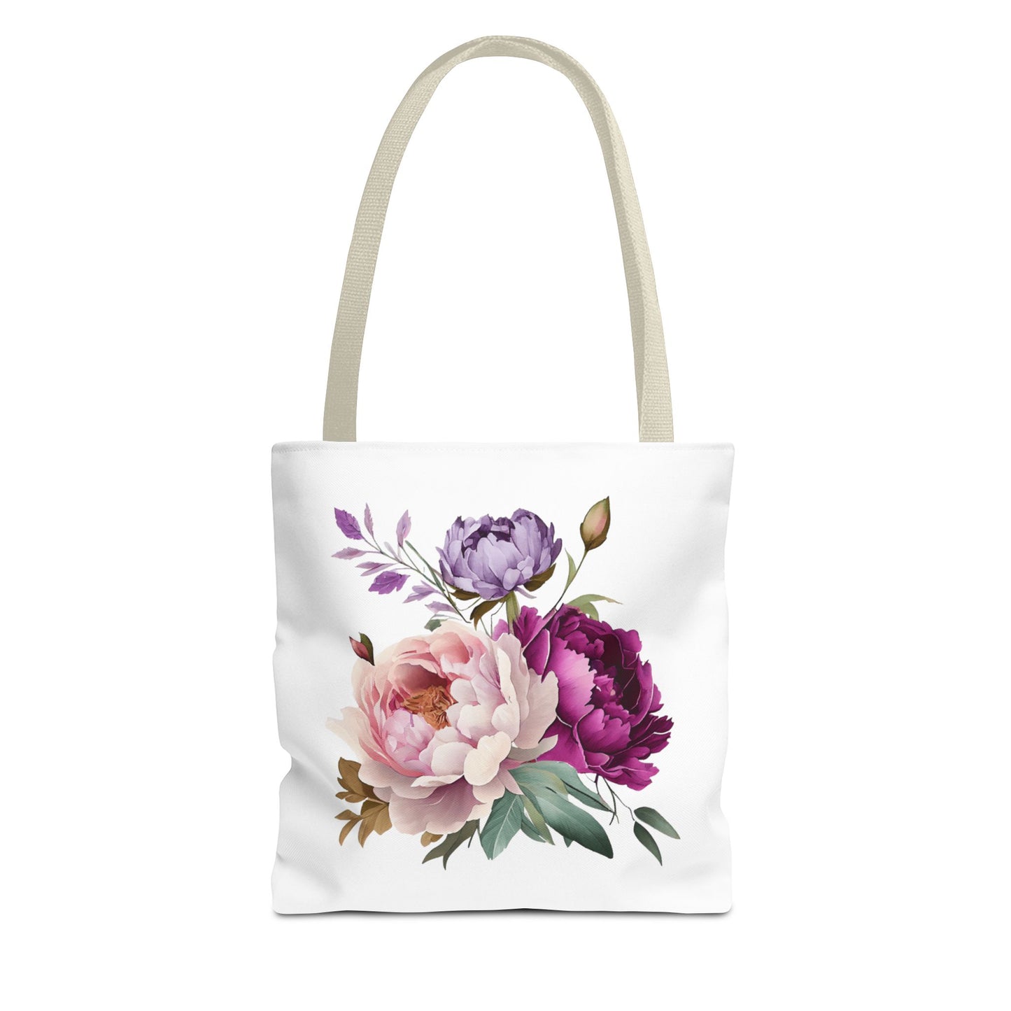Floral Tote Bag, Botanical Shopping Tote, Eco-Friendly Grocery Bag, Chic Floral Purse, Mother's Day Gift, Spring Floral Carryall
