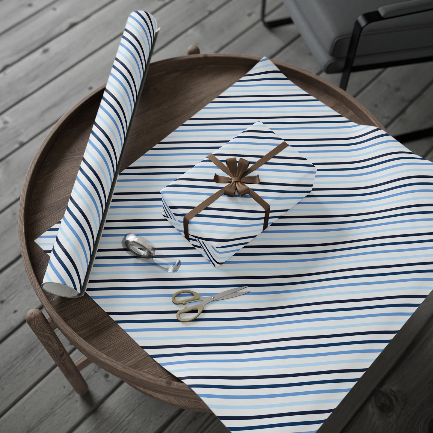 Modern Striped Wrapping Paper, Elegant Gift Wrap for Birthdays, Holidays, Baby Showers, Eco-Friendly Packaging, Stylish Presents