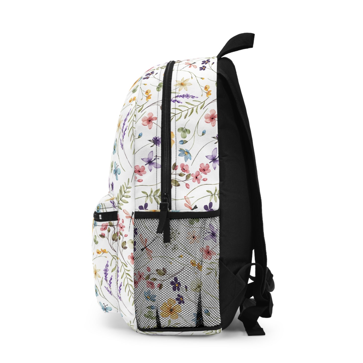 Floral Print Backpack - Stylish and Functional, Perfect for School, Travel, Nature Lovers, Gift for Her, Back to School