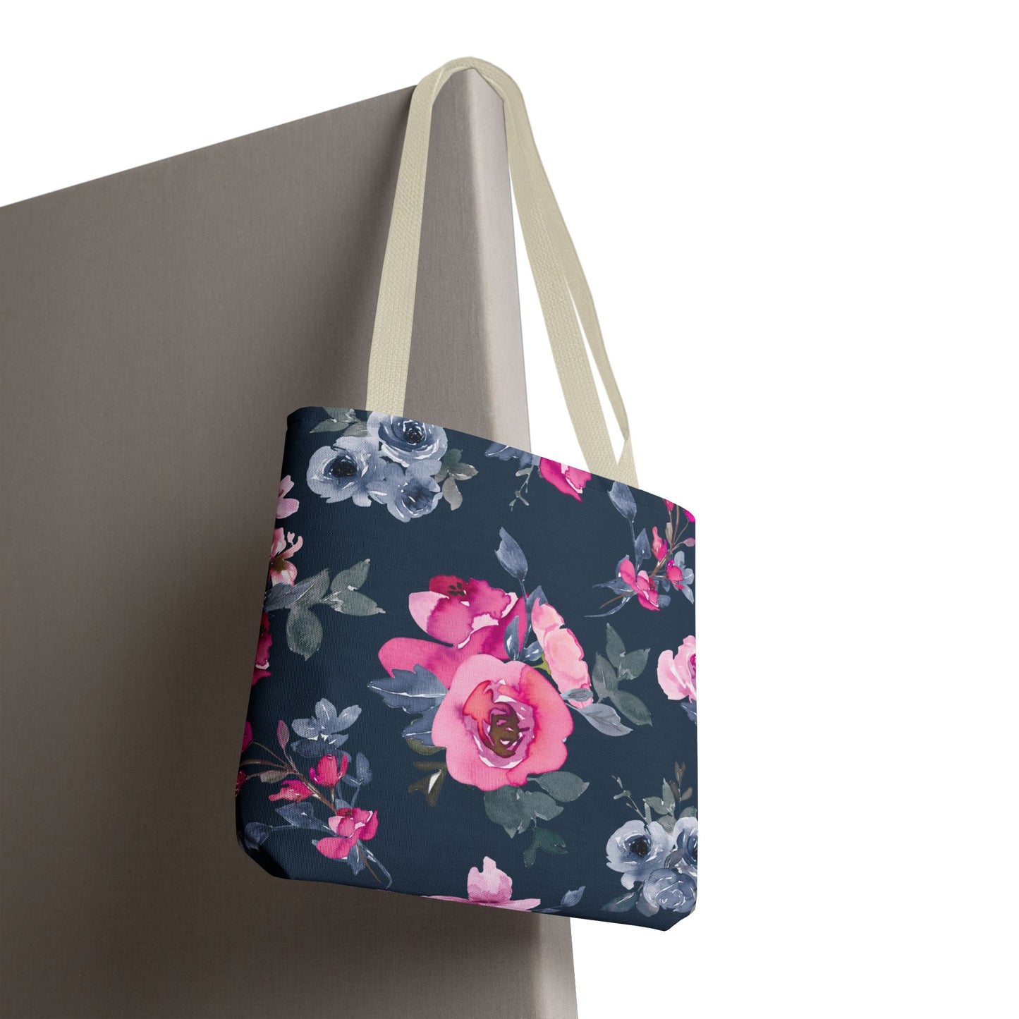 Floral Print Tote Bag, Stylish Carryall for Every Occasion, Eco-Friendly Shopping Bag, Travel Tote, Gift for Her