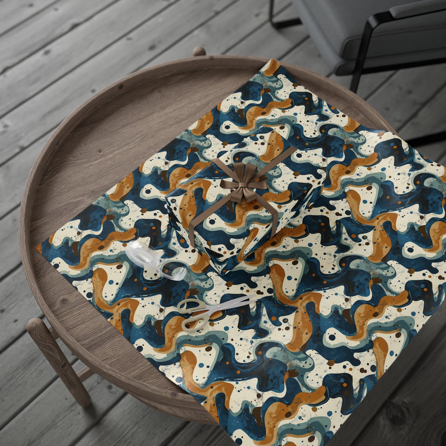 Artistic Wrapping Paper, Colorful Gift Wrap, Modern Decorative Paper, Unique Present Cover, Creative Packaging Solution