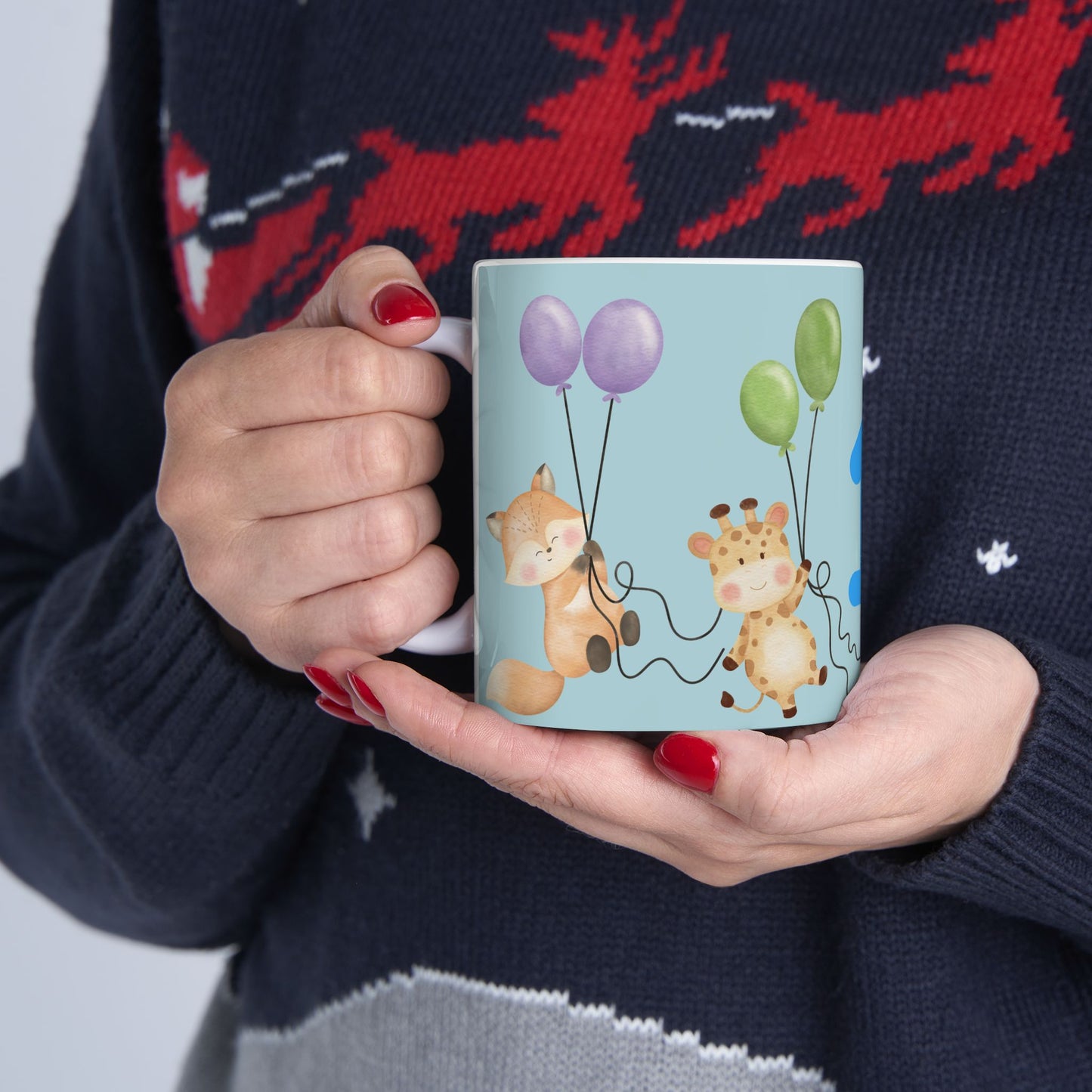 Birthday Animal-Themed Ceramic Mug - 11oz & 15oz