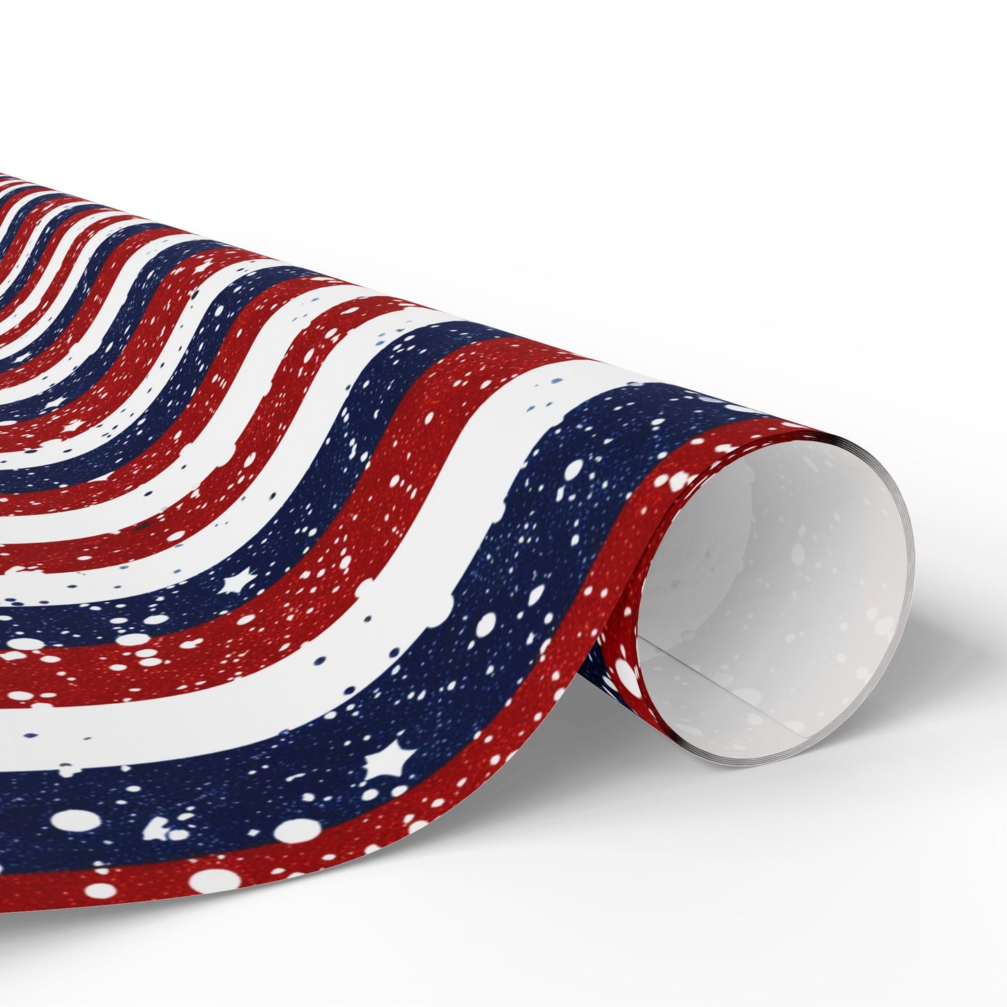 Patriotic Wrapping Paper for Holidays - Festive Gift Wrap, Independence Day, Memorial Day, Birthday, All Occasions