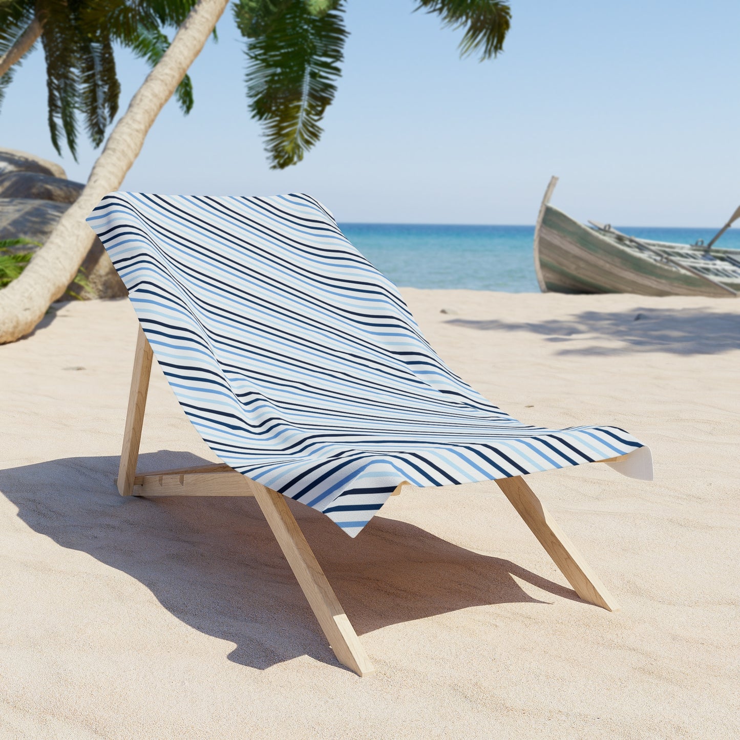 Stylish Striped Beach Towel for Summer Vacations, Pool Days, Outdoor Adventures, Gift for Beach Lovers, Travel Essential