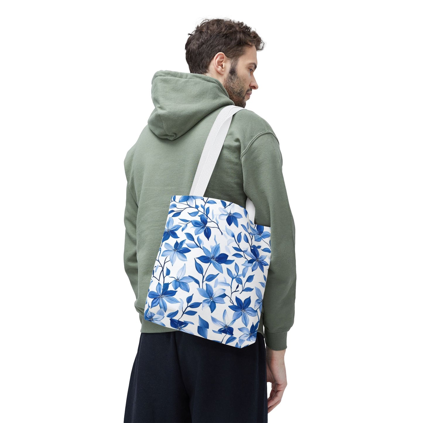 Charming Floral Tote Bag, Reusable Shopping Bag, Eco-Friendly, Gift for Her, Stylish Everyday Bag