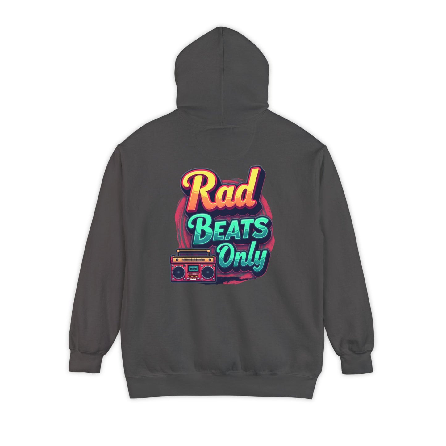Rad Beats Unisex Hoodie, Music Lover Gift, Fun Retro Apparel, Unique Streetwear, Perfect for Casual Outfits