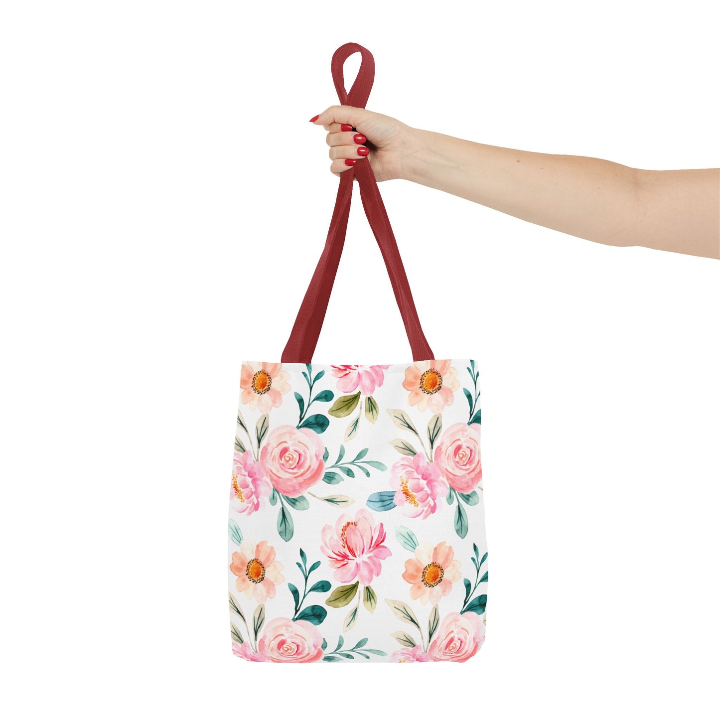 Floral Print Tote Bag, Stylish Shopping, Eco-Friendly Gift, Beach Bag, Floral Tote, Everyday Carryall