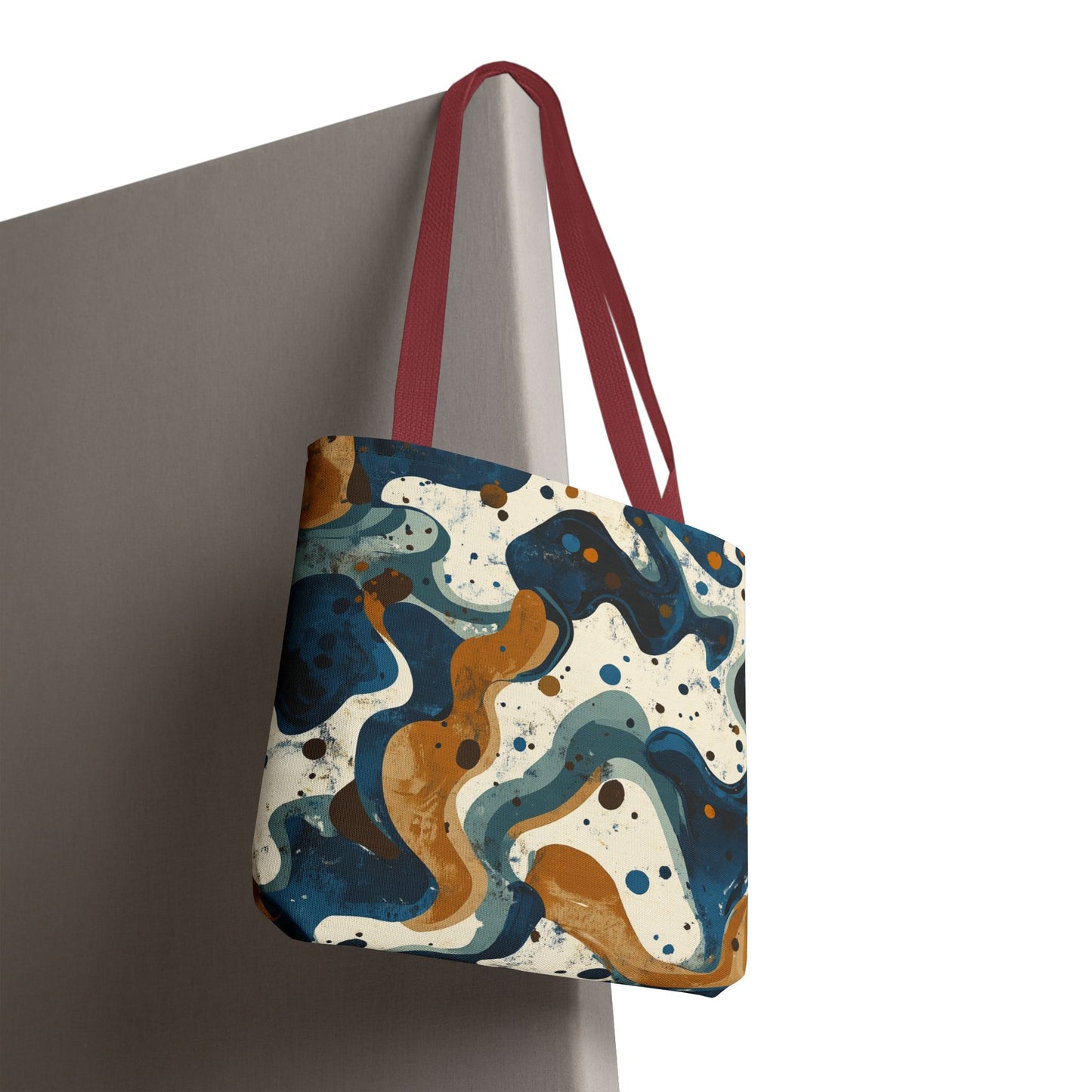 Stylish Abstract Tote Bag, Art-Inspired Carryall, Everyday Tote, Boho Chic Bag, Eco-Friendly Shopping Bag, Unique Gift Idea