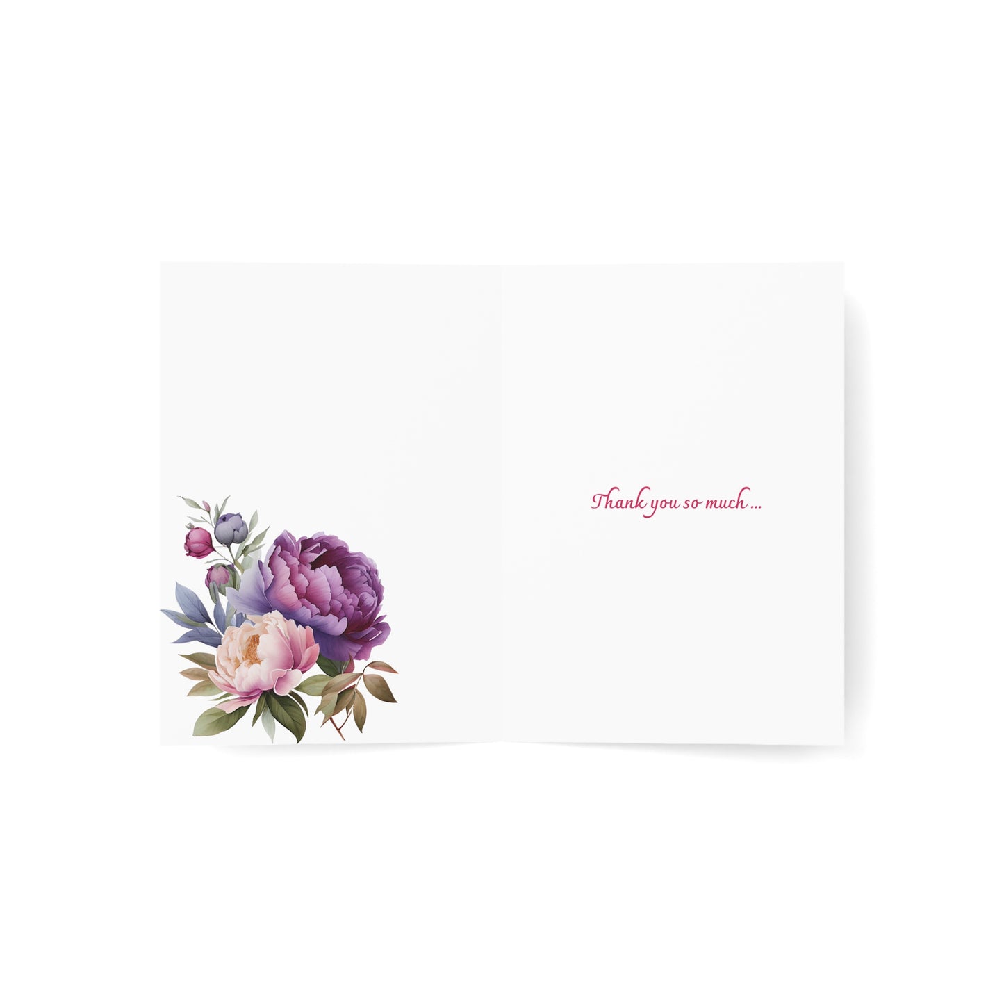 Floral Greeting Cards, Thank You Cards, Assorted Card Set, Floral Design Cards, Elegant Stationery, Perfect for Any Occasion
