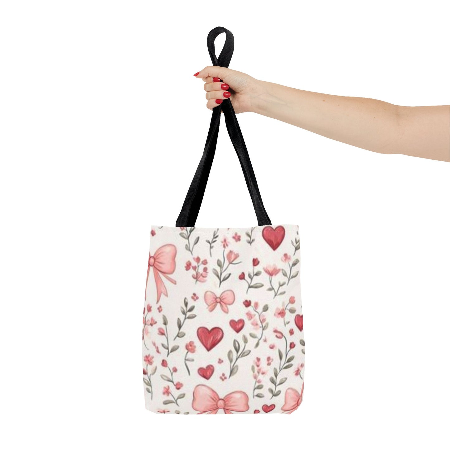 Romantic Floral Tote Bag, Perfect for Mother’s Day, Valentine's Day, Bridesmaid Gift, Everyday Use, Cute Shopping Bag
