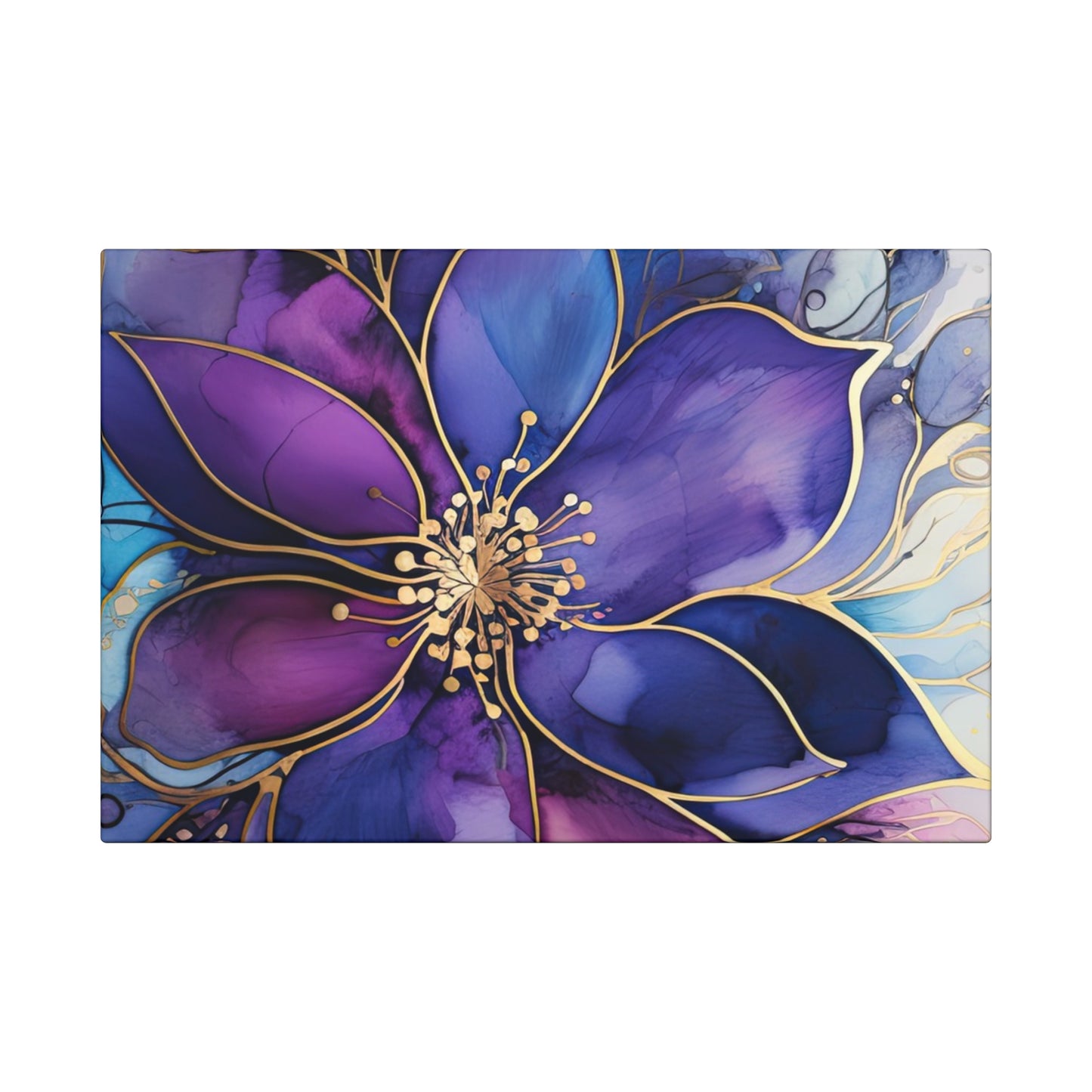 Vibrant Floral Canvas Art Wraps, 1.6" - Boho Decor, Home Wall Art, Gift for Art Lovers, Modern Interior Design, Brighten Up Your Space