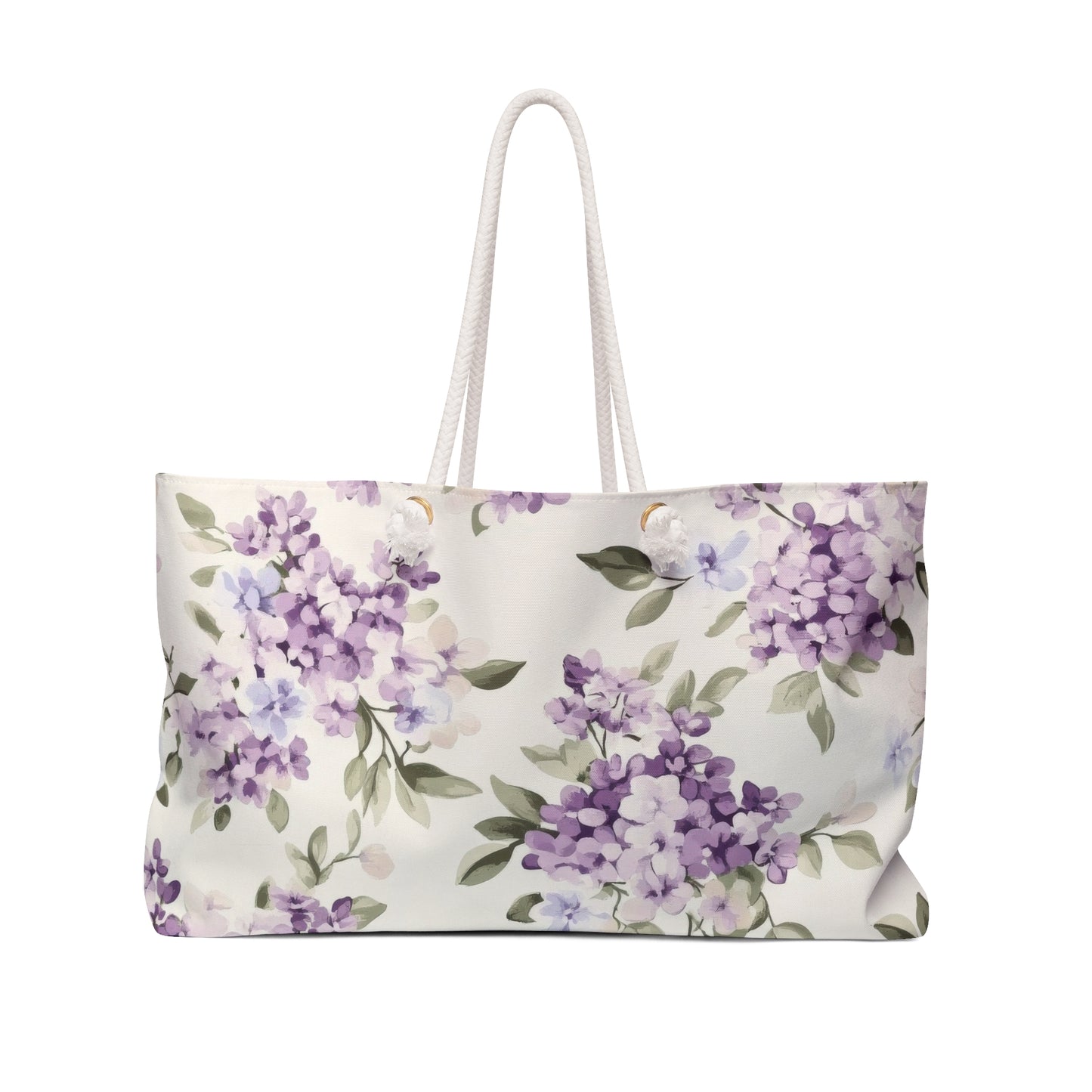 Floral Weekender Bag - Stylish Travel Tote for Weekend Getaways, Perfect for Beach, Gym, and Overnight Trips