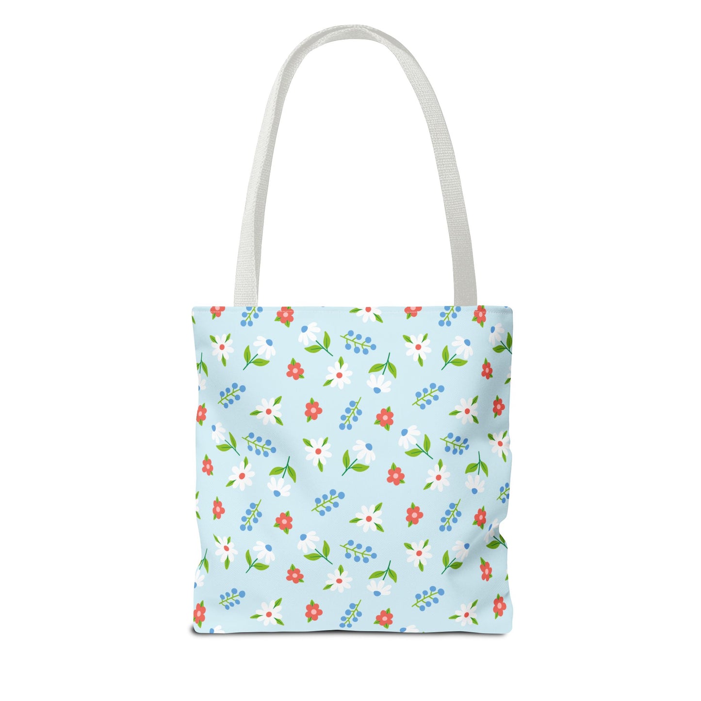 Floral Tote Bag, Spring Style, Eco-Friendly Shopping Bag, Gift for Her, Reusable Grocery Tote, Bright Floral Design