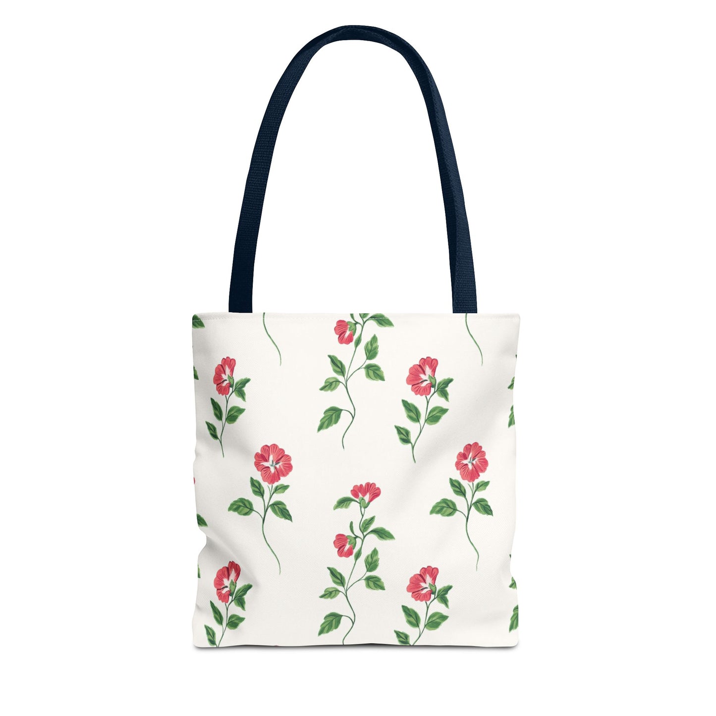 Floral Print Tote Bag - Stylish Everyday Accessory, Beach Bag, Shopping Tote, Gift for Her, Flower Lover's Canvas Bag