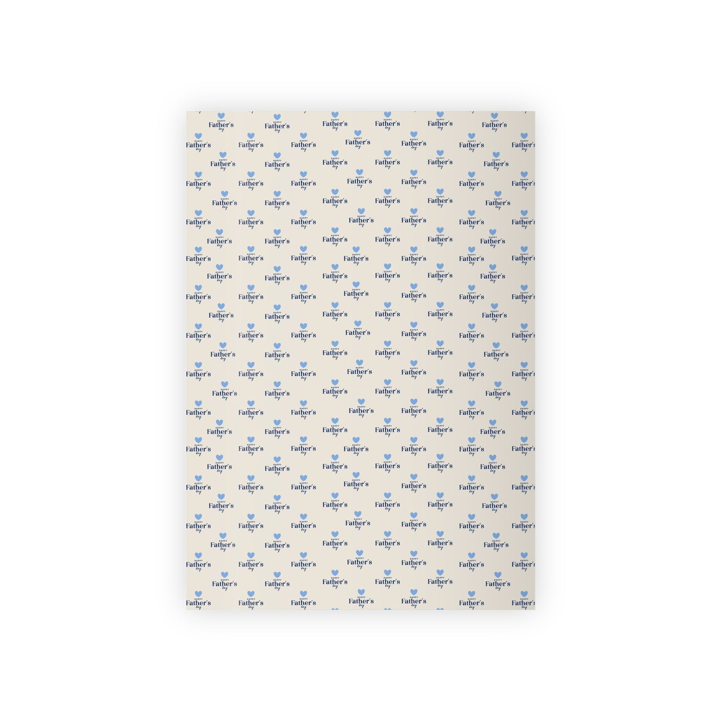 Father's Day Gift Wrapping Paper Roll - Stylish & Heartfelt Design