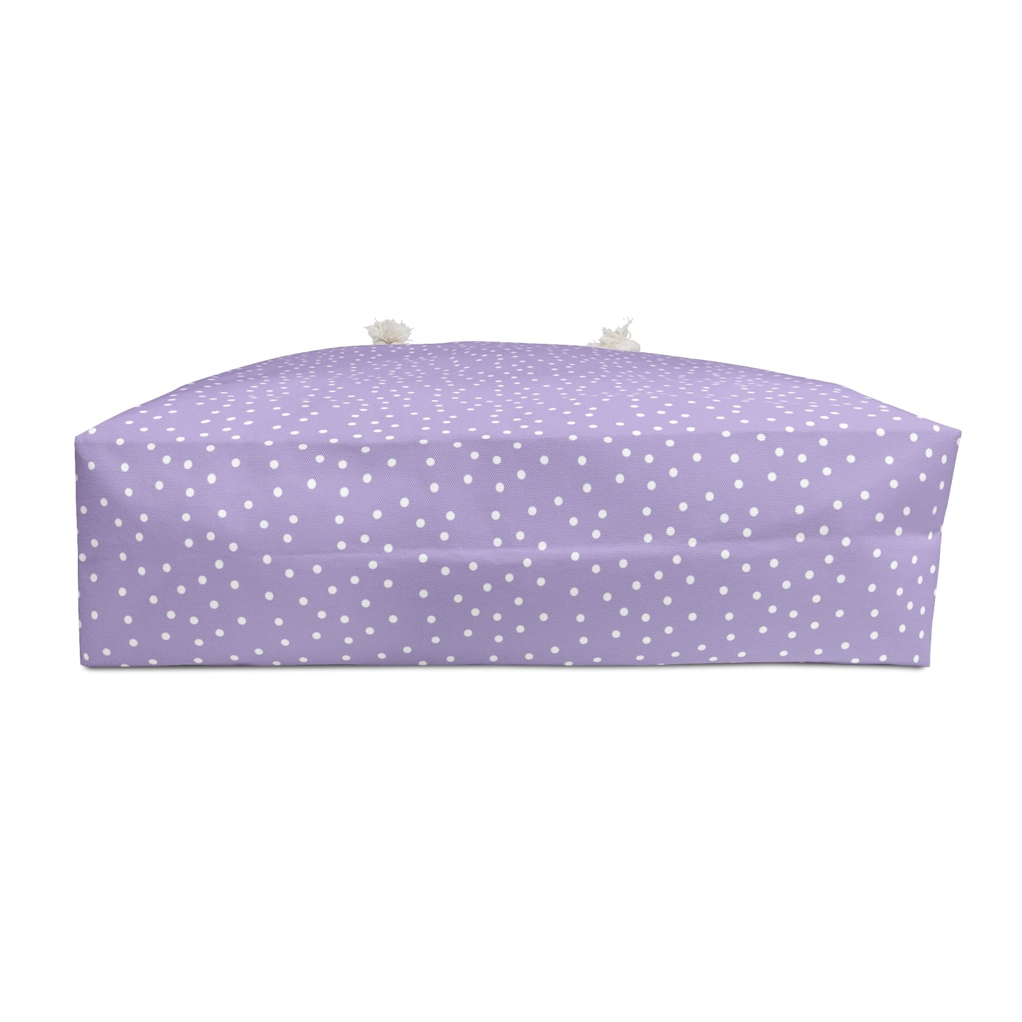 Chic Purple Polka Dot Weekender Bag, Stylish Travel Tote, Beach Bag, Gym Bag, Overnight Bag, Gift for Her