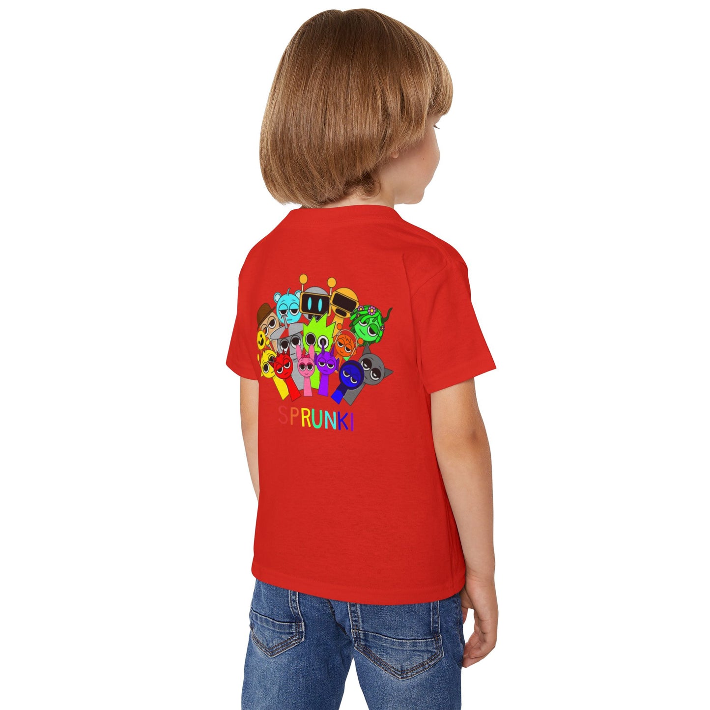 Colorful Toddler T-Shirt with Fun Characters | Kids Gift, Birthday Shirt, Holiday Apparel, Playful Outfit, Cute Tee