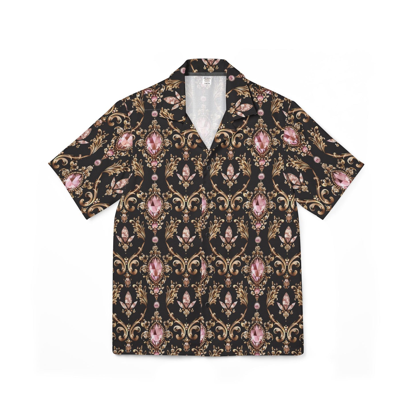 Stylish Hawaiian Camp Shirt for Men, Tropical Shirt, AOP Pattern Summer Wear, Beach Vacation Clothes, Casual Fashion Top