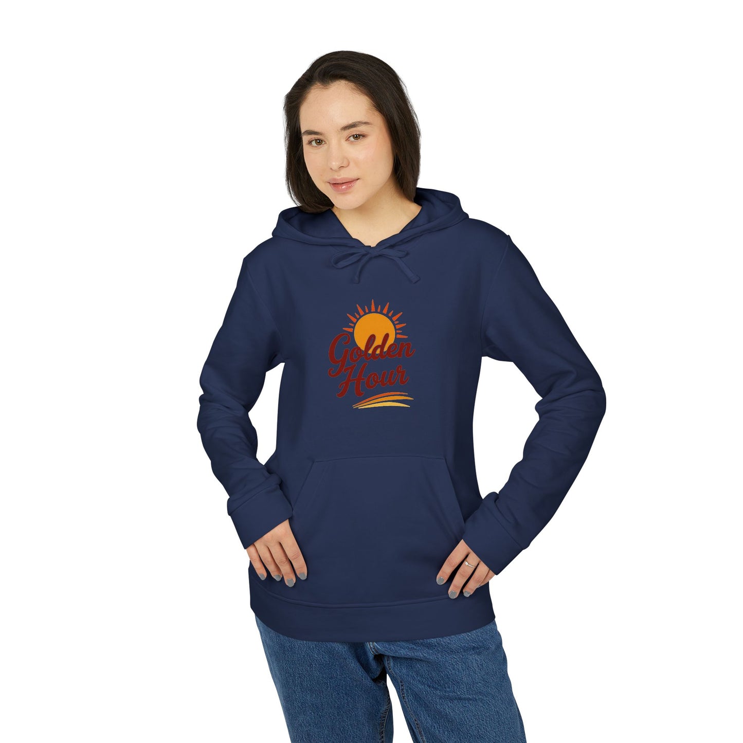 Golden Hour Fleece Hoodie - Cozy Unisex Sweatshirt for Travel, Casual Wear, Gift for Friends, Fall Fashion, Hoodie for Relaxing
