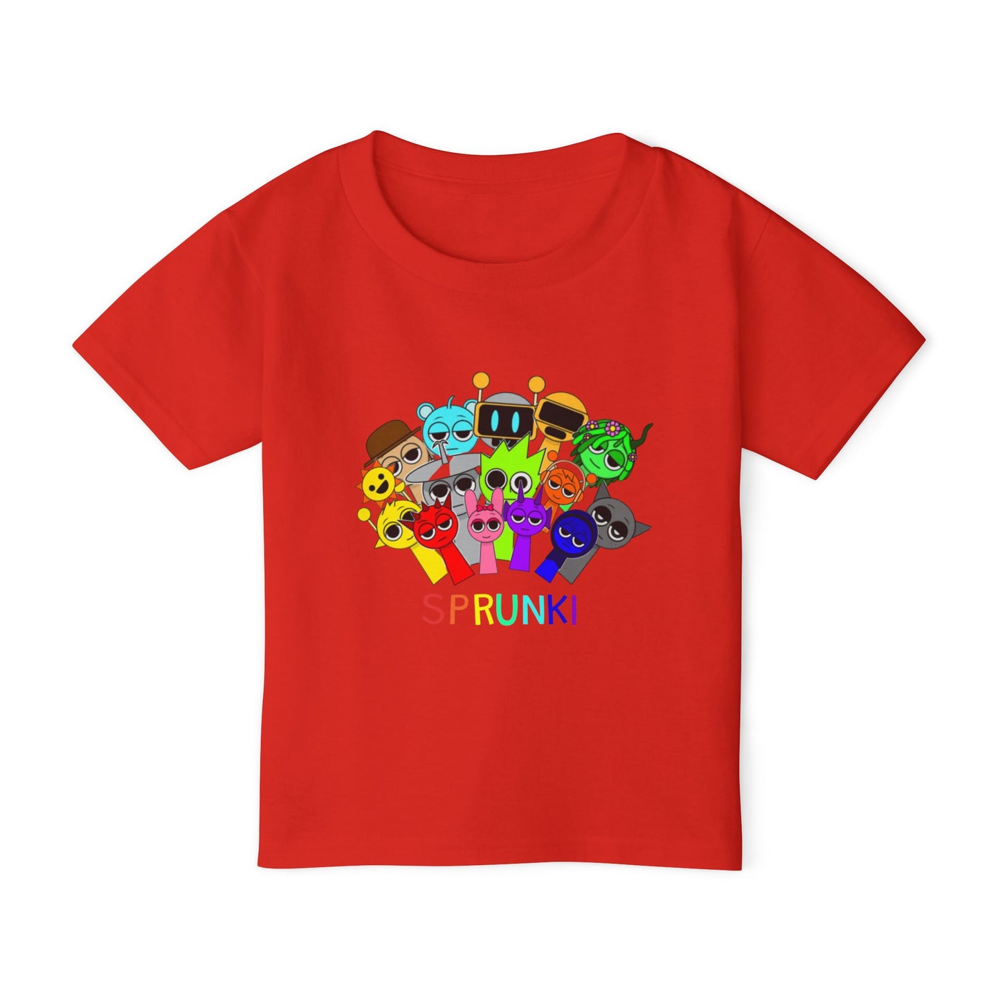 Colorful Toddler T-Shirt with Fun Characters | Kids Gift, Birthday Shirt, Holiday Apparel, Playful Outfit, Cute Tee