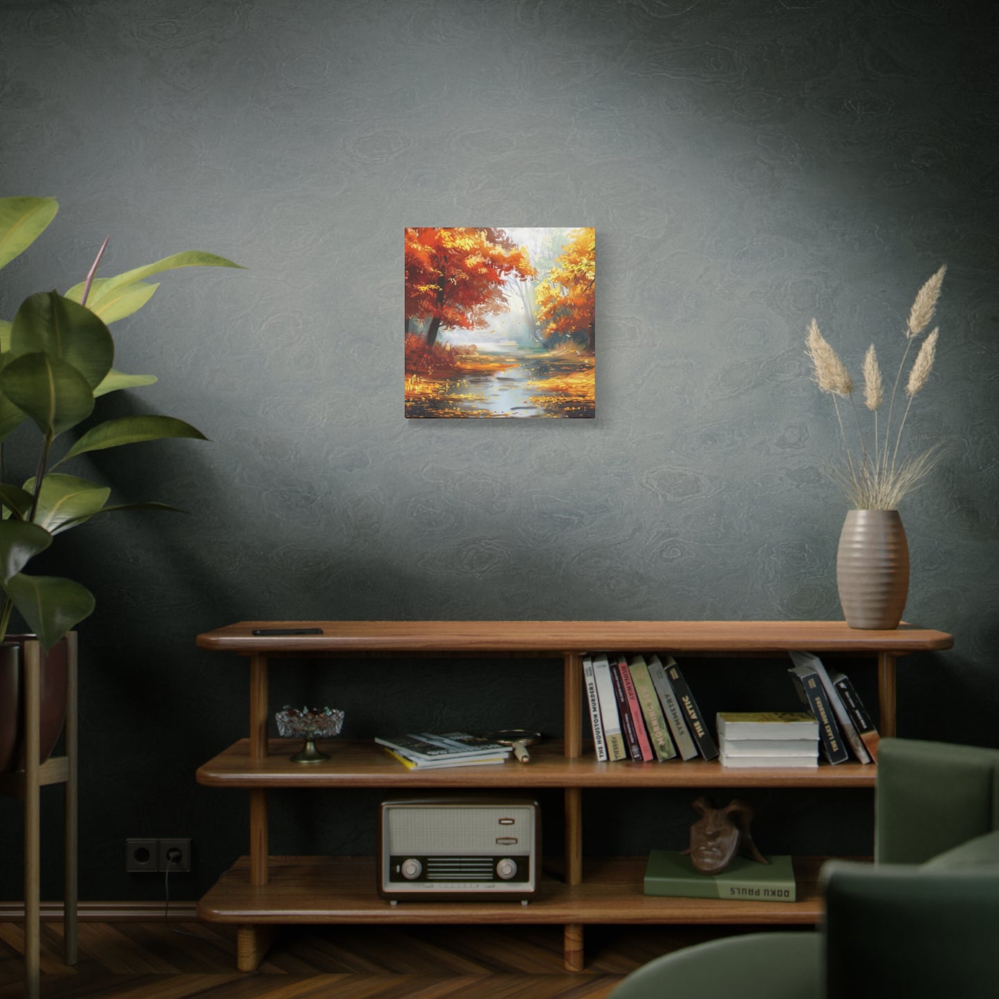 Autumn Serenity Canvas Art, Fall Decor, Nature Wall Art, Seasonal Home Decoration, Cozy Living Room Art