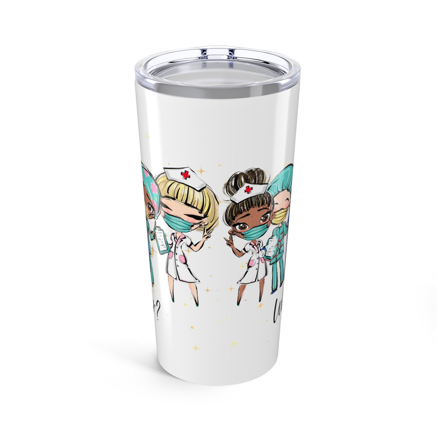 Thankful Nurse Tumbler: Enjoy Your Superpower Drinkware, Nurse Gifts, Medical Appreciation, Healthcare Humor, Fun Travel Mug