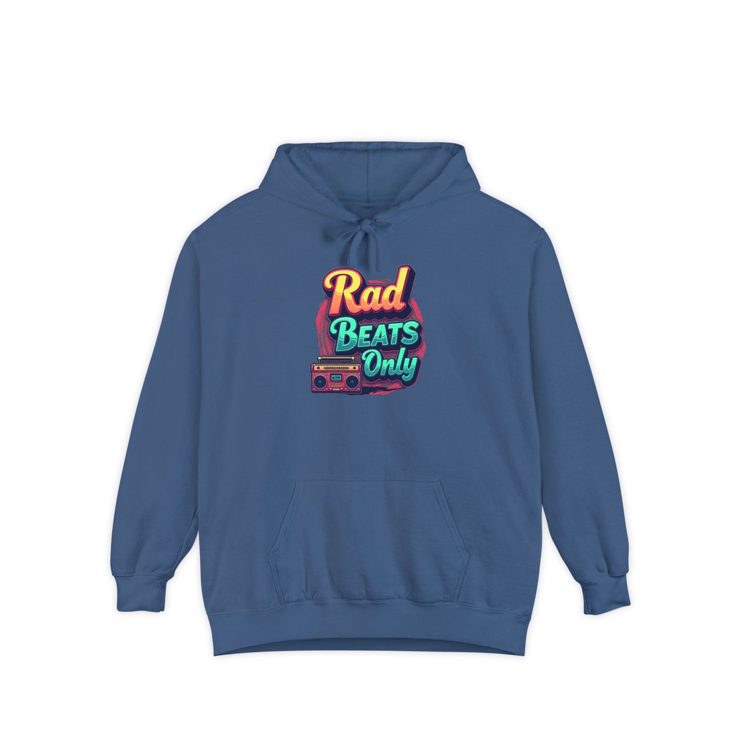 Rad Beats Unisex Hoodie, Music Lover Gift, Fun Retro Apparel, Unique Streetwear, Perfect for Casual Outfits